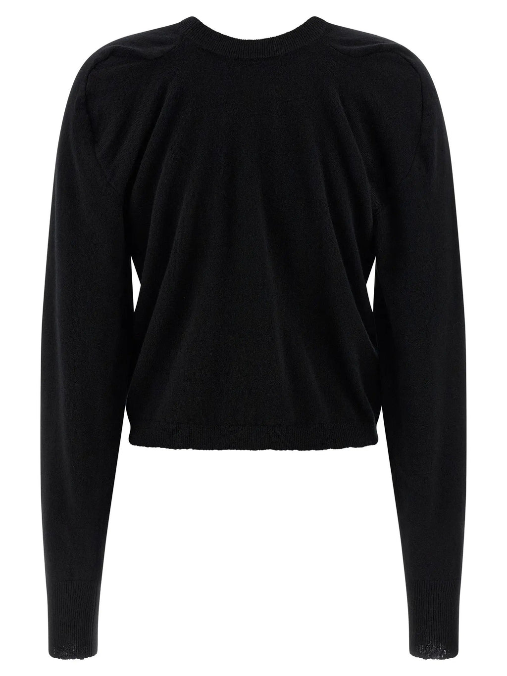 Maison Margiela Black Virgin Wool Cardigan