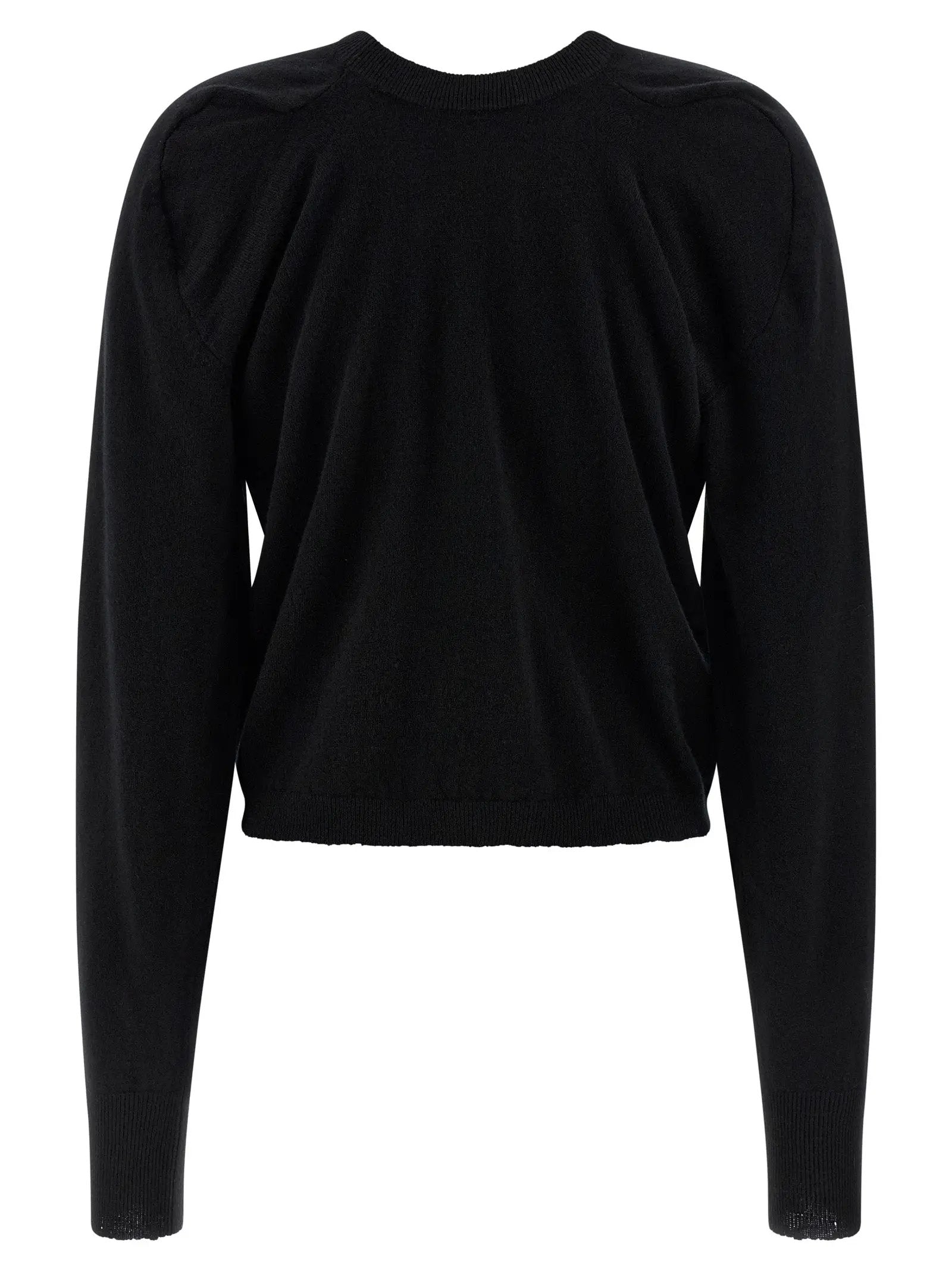 Maison Margiela Black Virgin Wool Cardigan