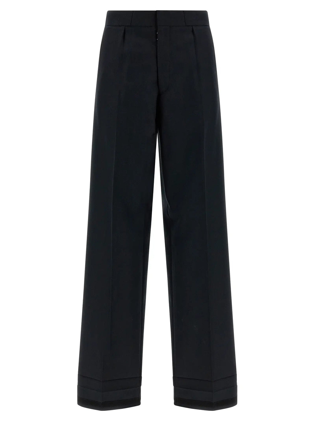 Maison Margiela Black Wool Dress Pants