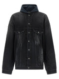 Balenciaga Black Cotton Denim Jacket