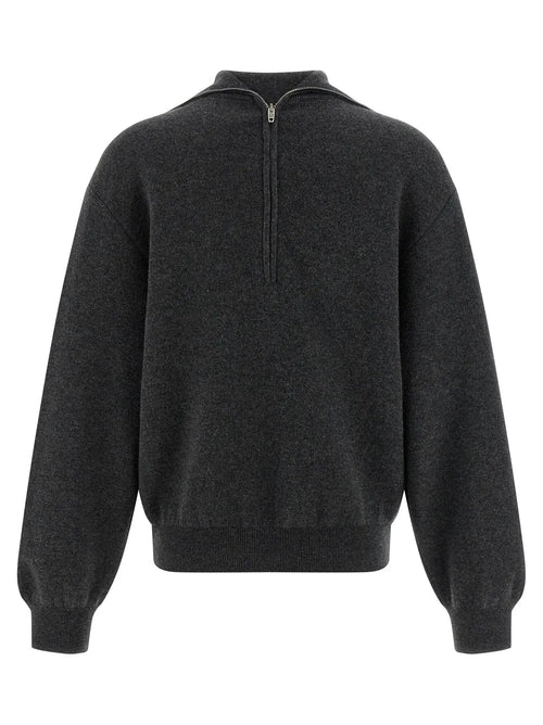 Balenciaga Gray Wool Cardigan