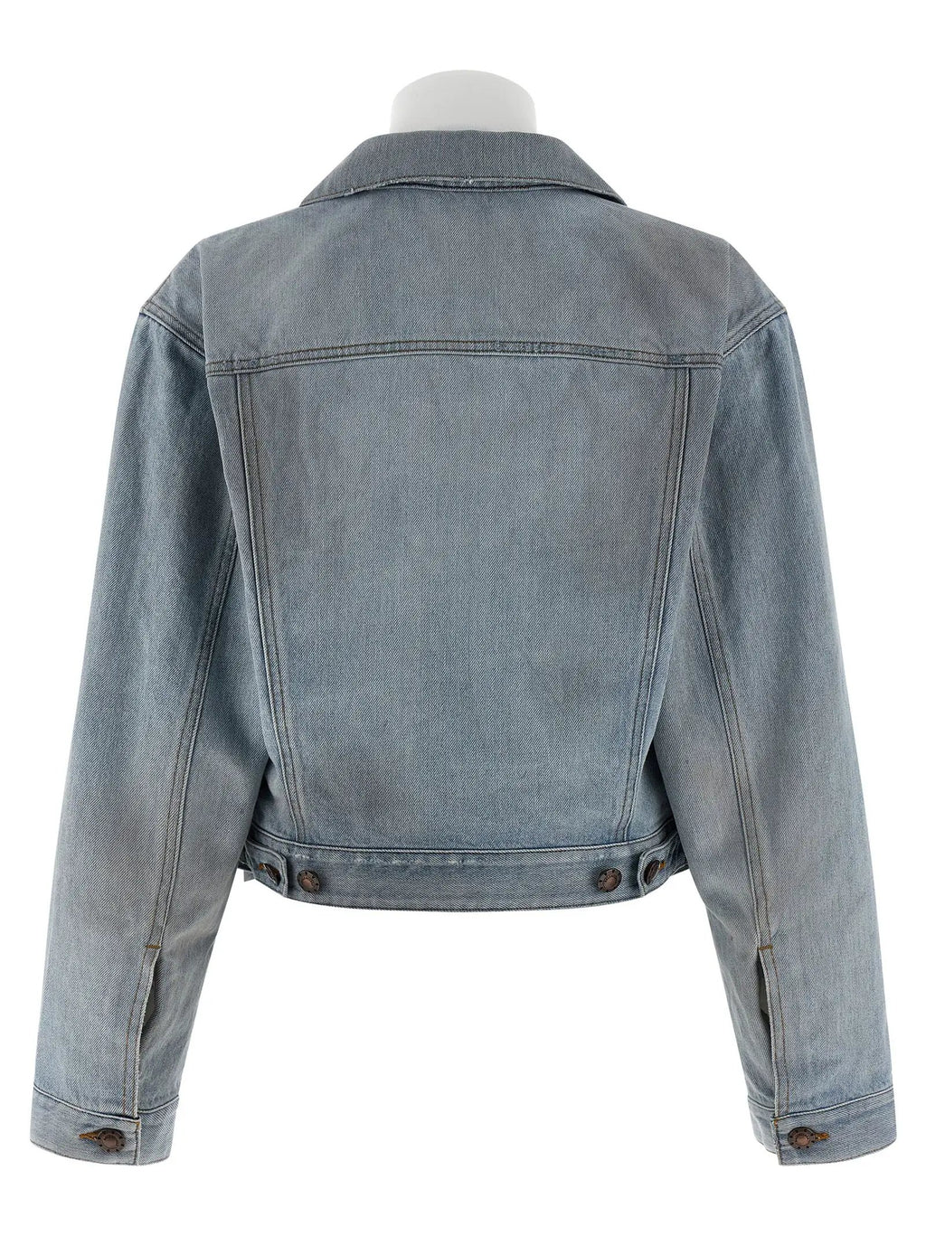 Balenciaga Blue Cotton Denim Jacket