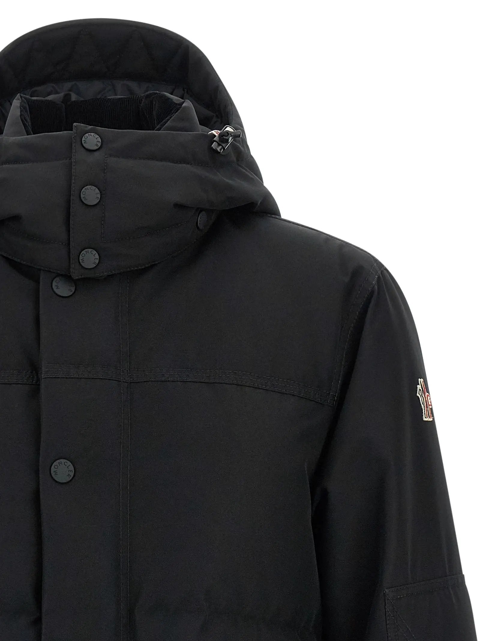 Moncler Grenoble Black Polyester Shell Jacket