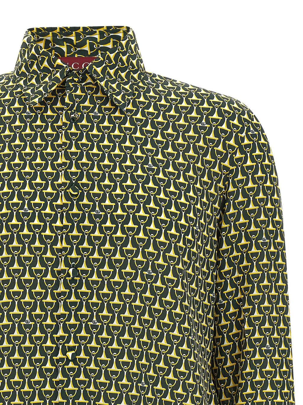 Gucci Bicolor Silk Blouse