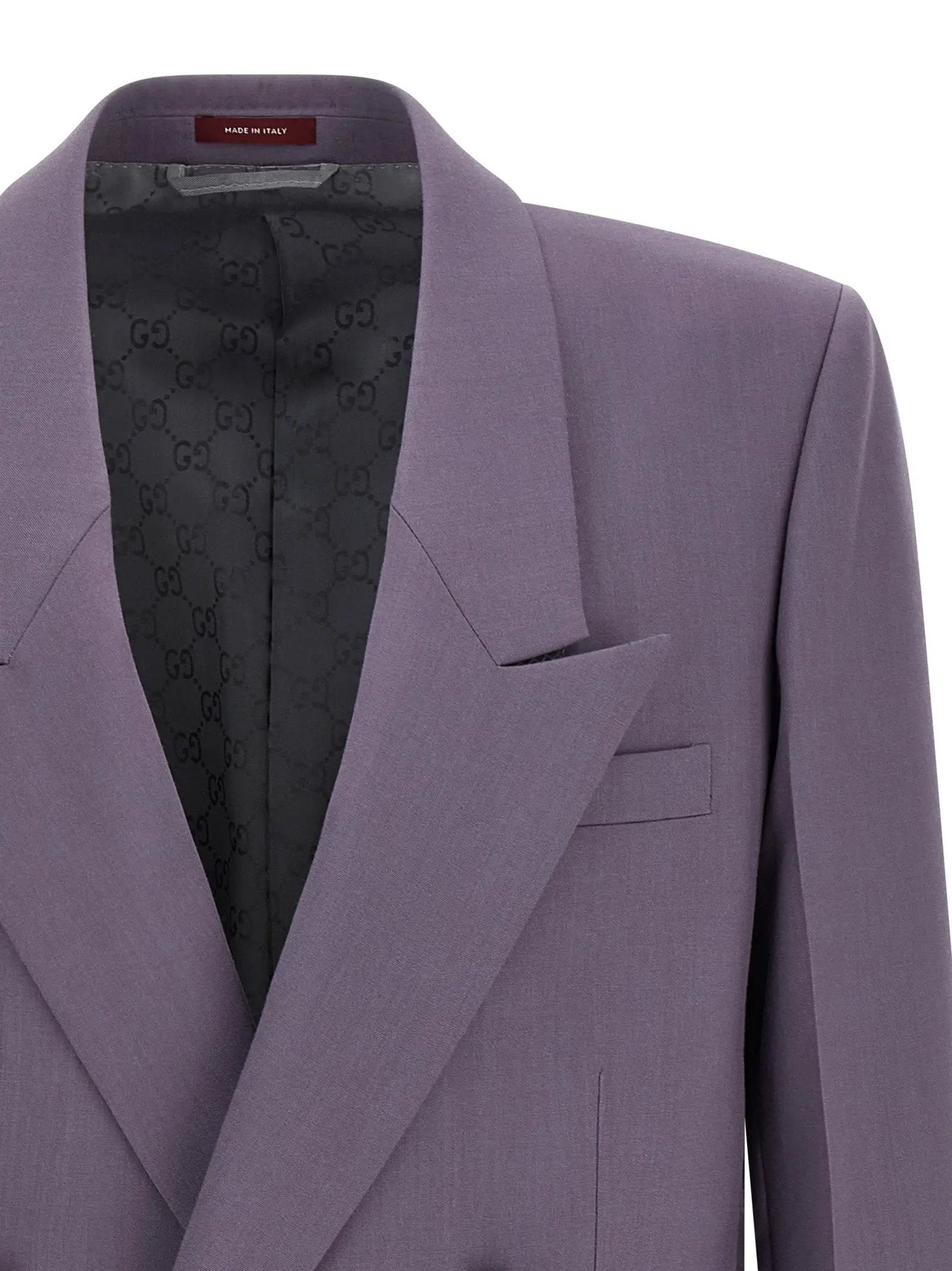Gucci Purple Wool Blazer