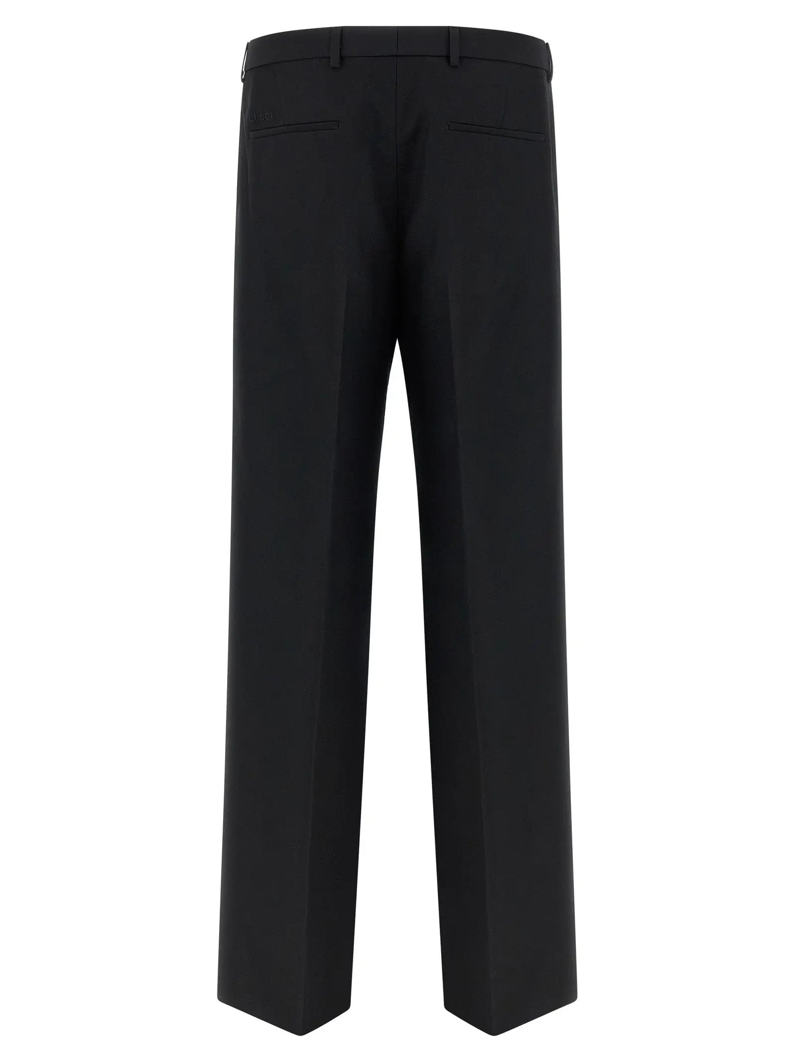 Gucci Black Polyester Dress Pants