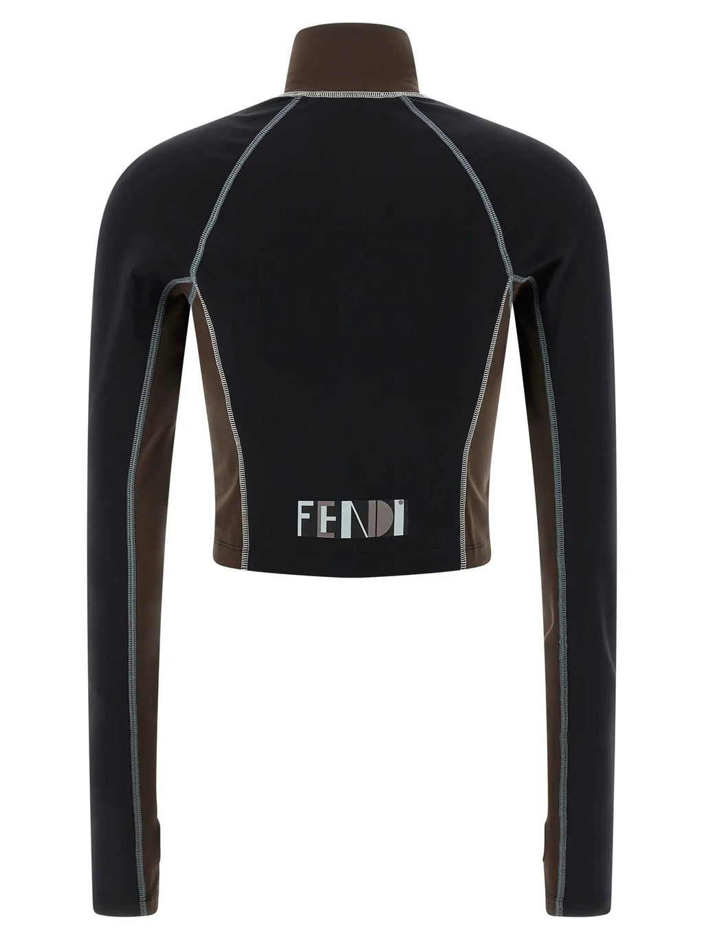 Fendi Black Polyamide Top
