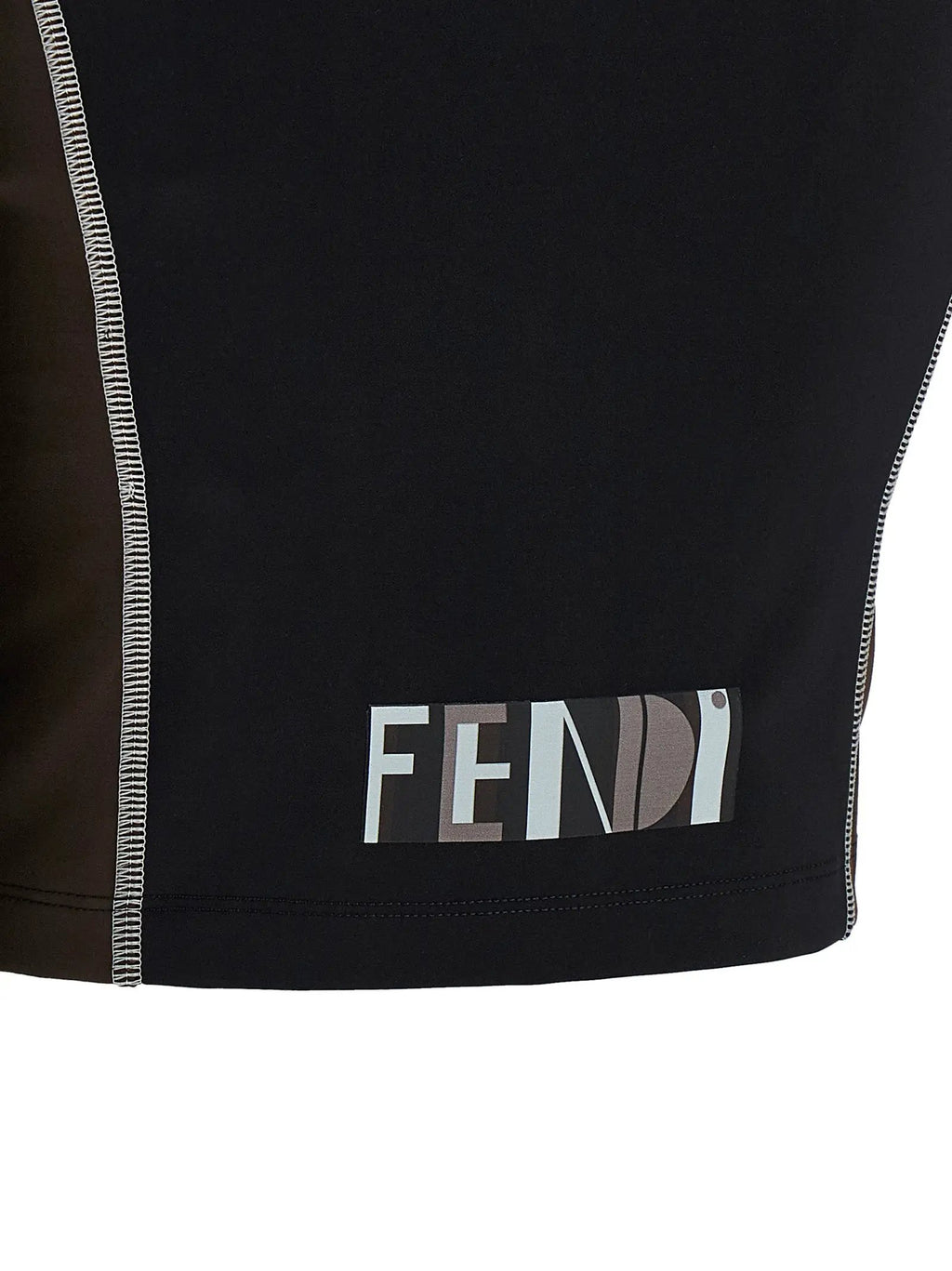 Fendi Black Polyamide Top