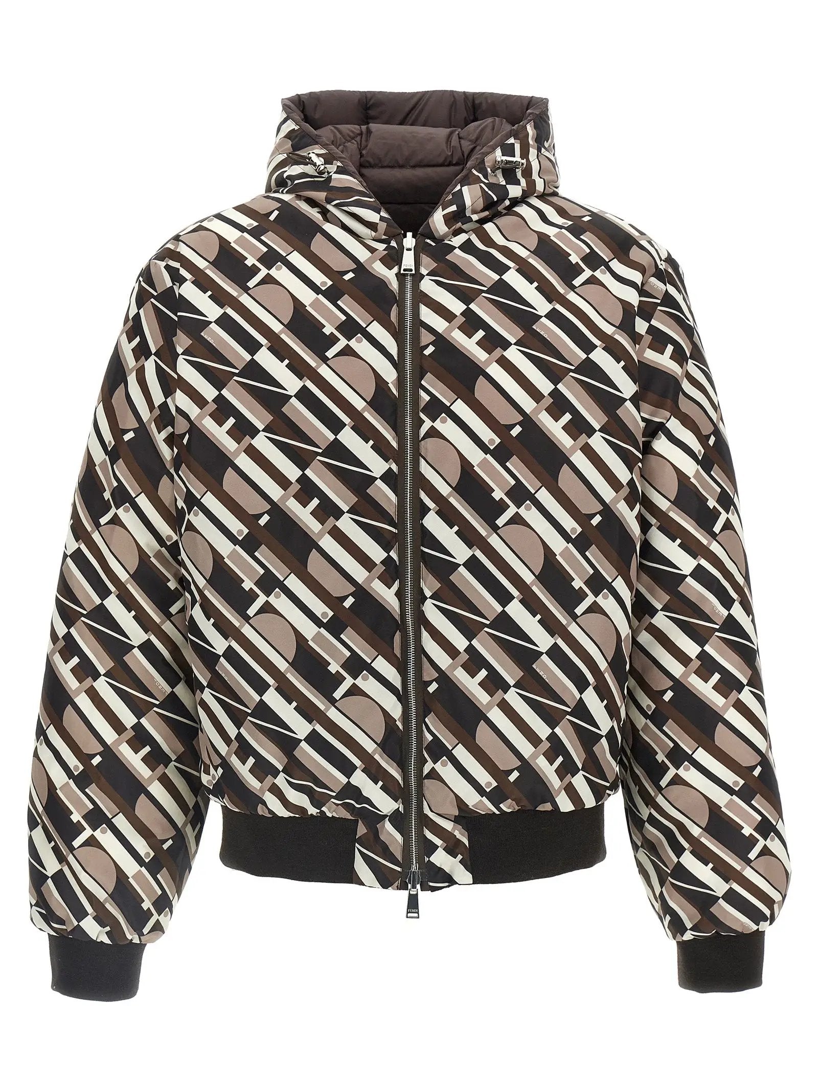 Fendi Multicolor Polyester Shell Jacket