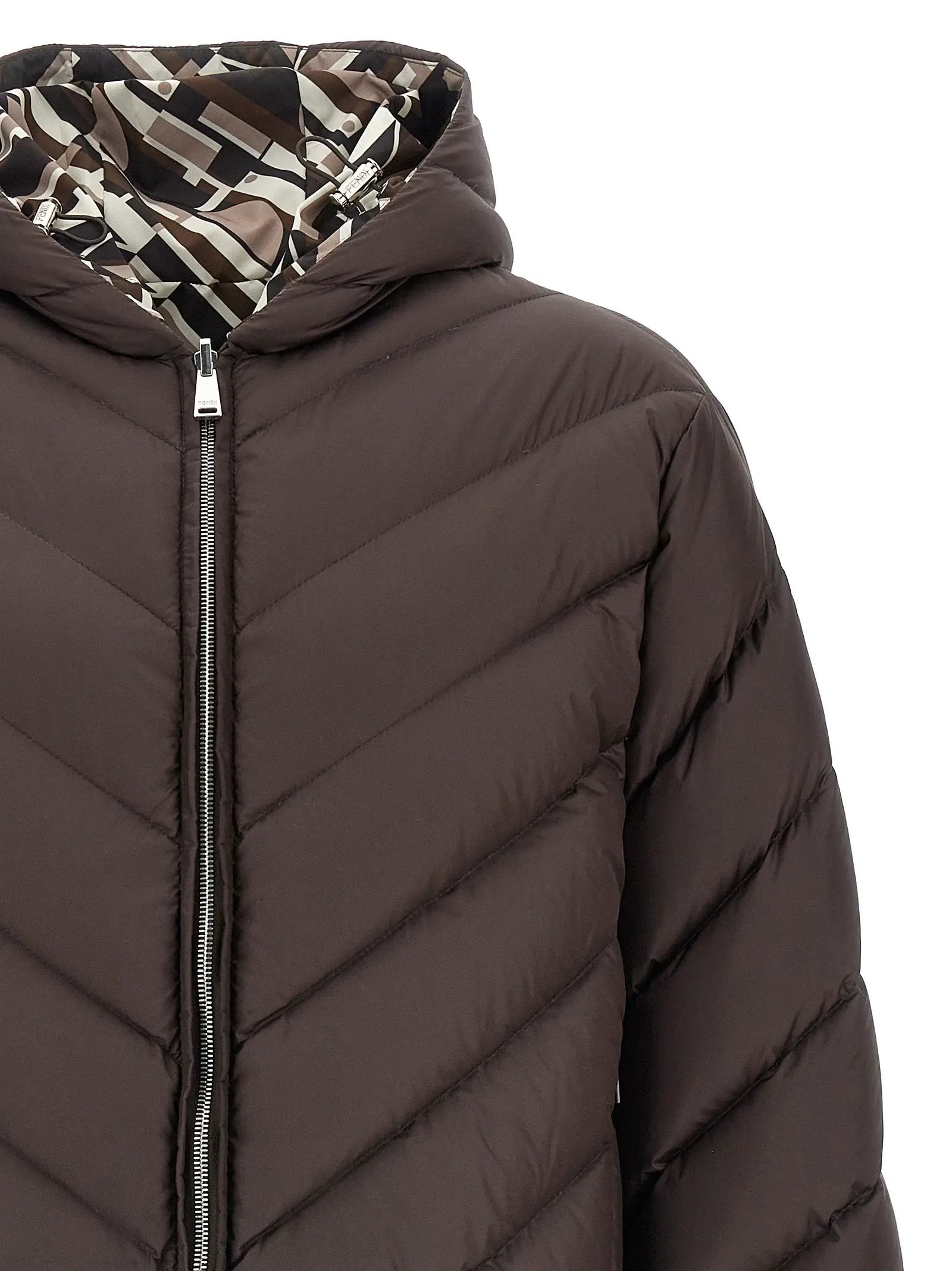 Fendi Multicolor Polyester Shell Jacket