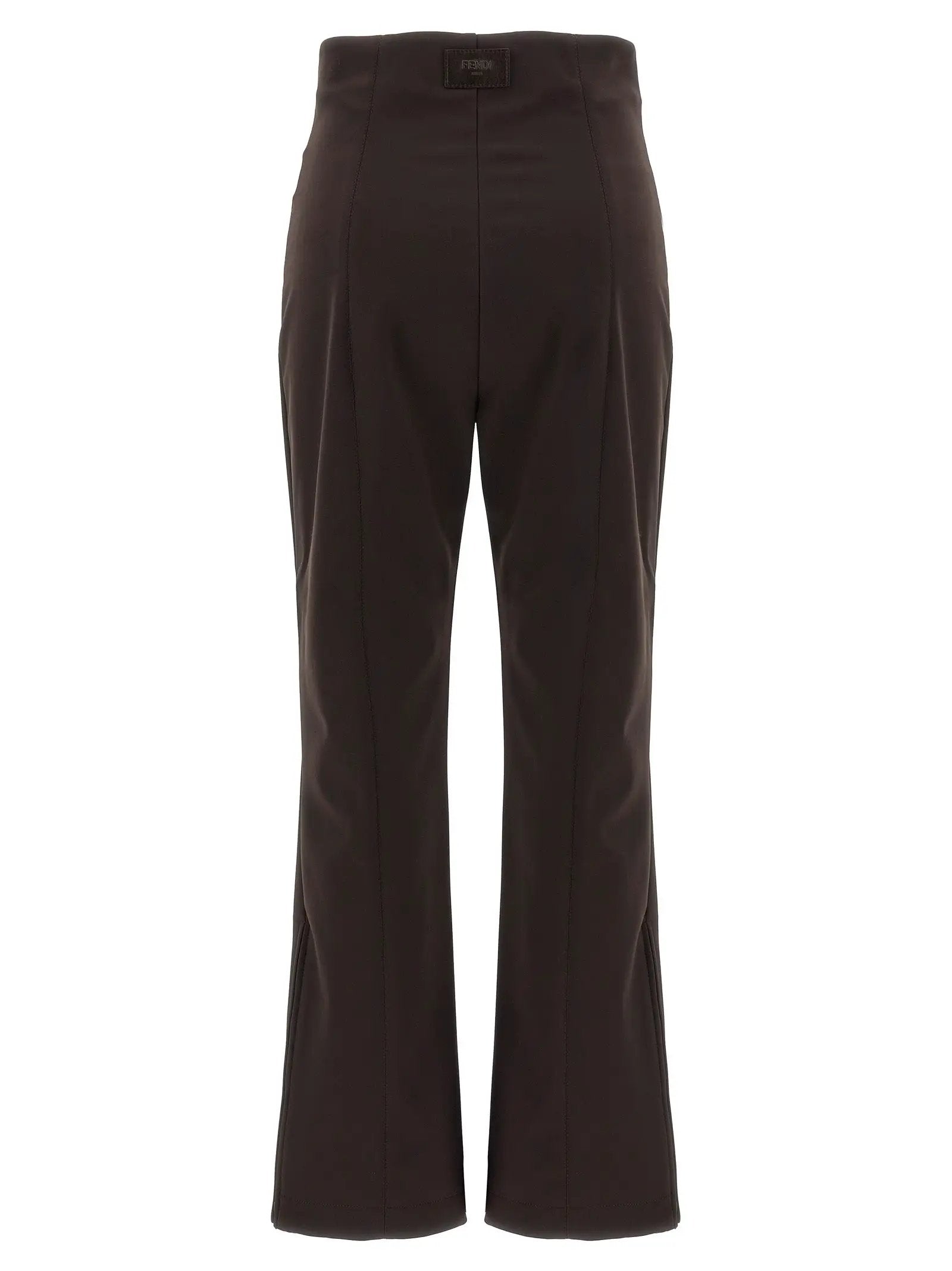 Fendi Brown Polyamide Athletic Pants