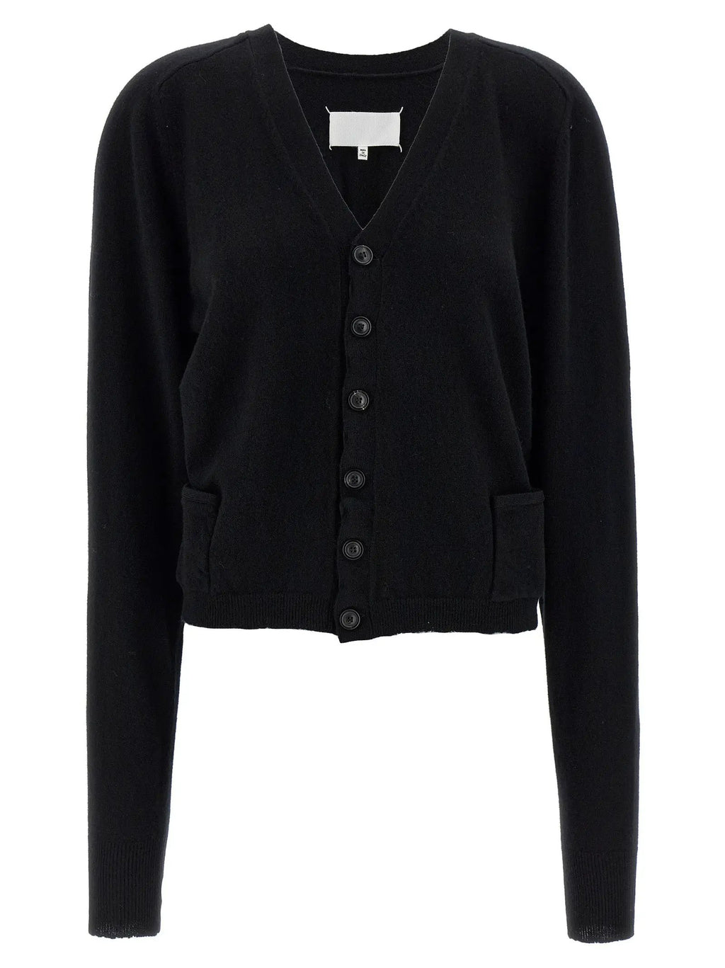 Maison Margiela Black Wool Cardigan