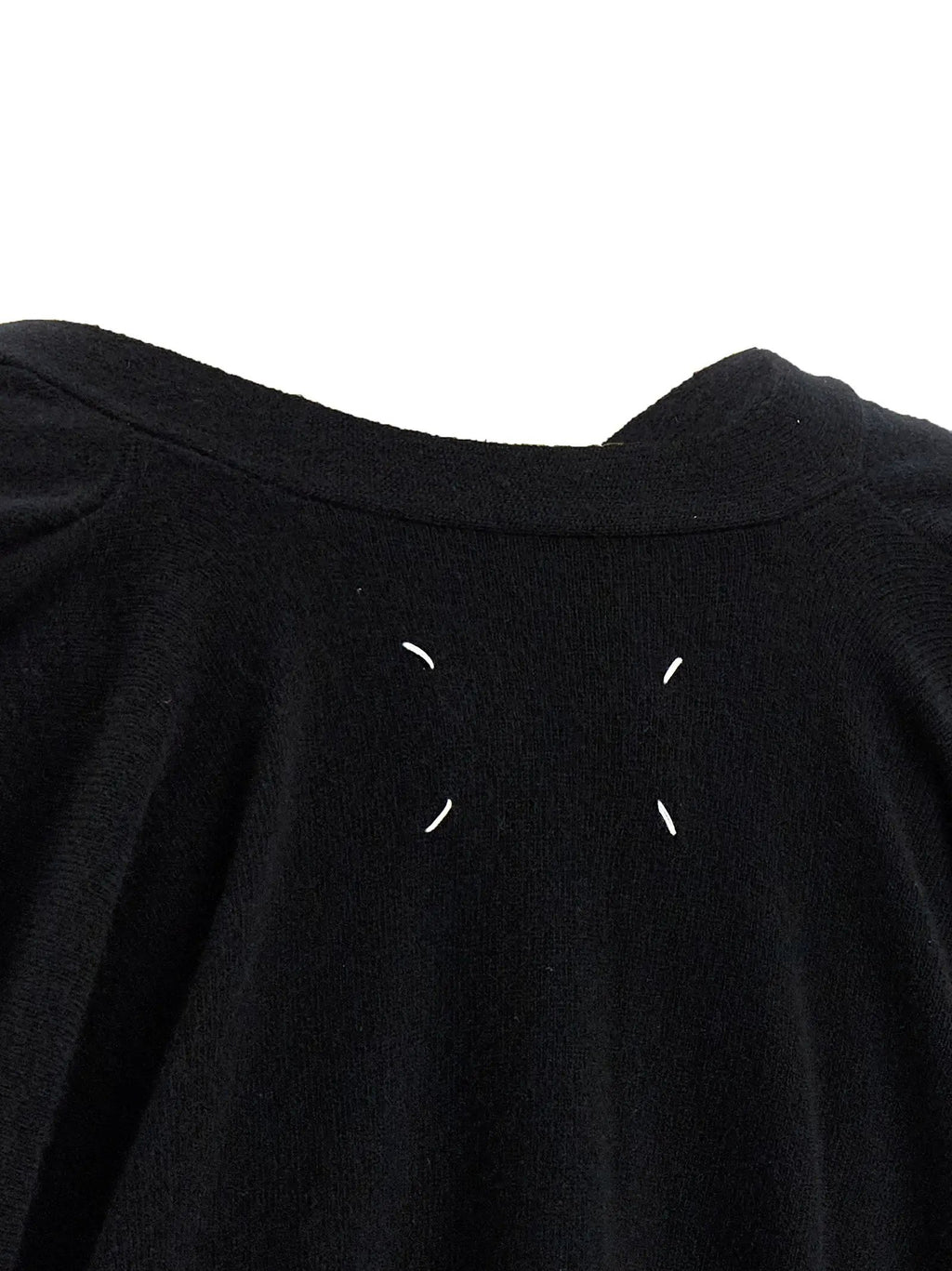 Maison Margiela Black Wool Cardigan