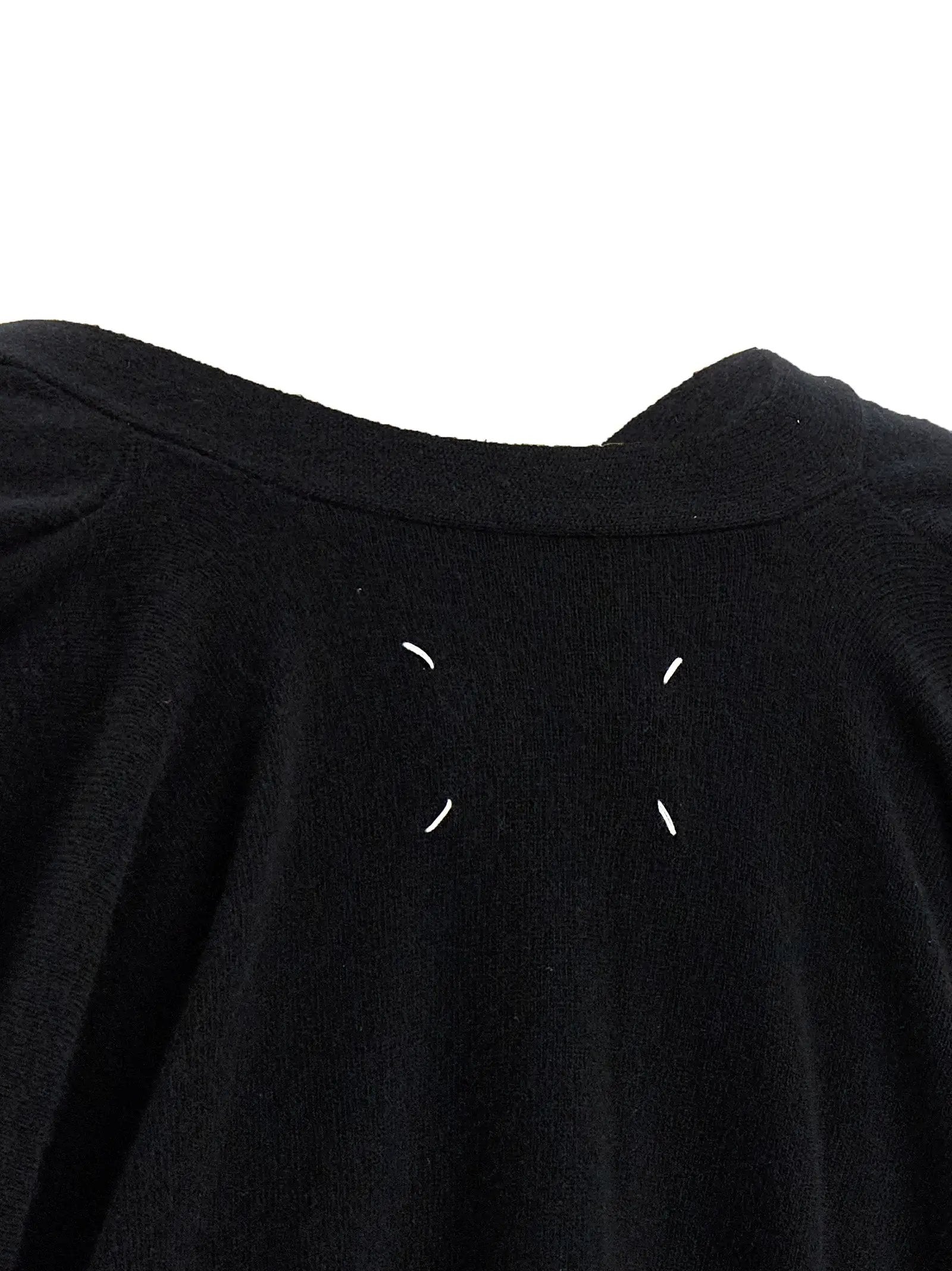 Maison Margiela Black Wool Cardigan