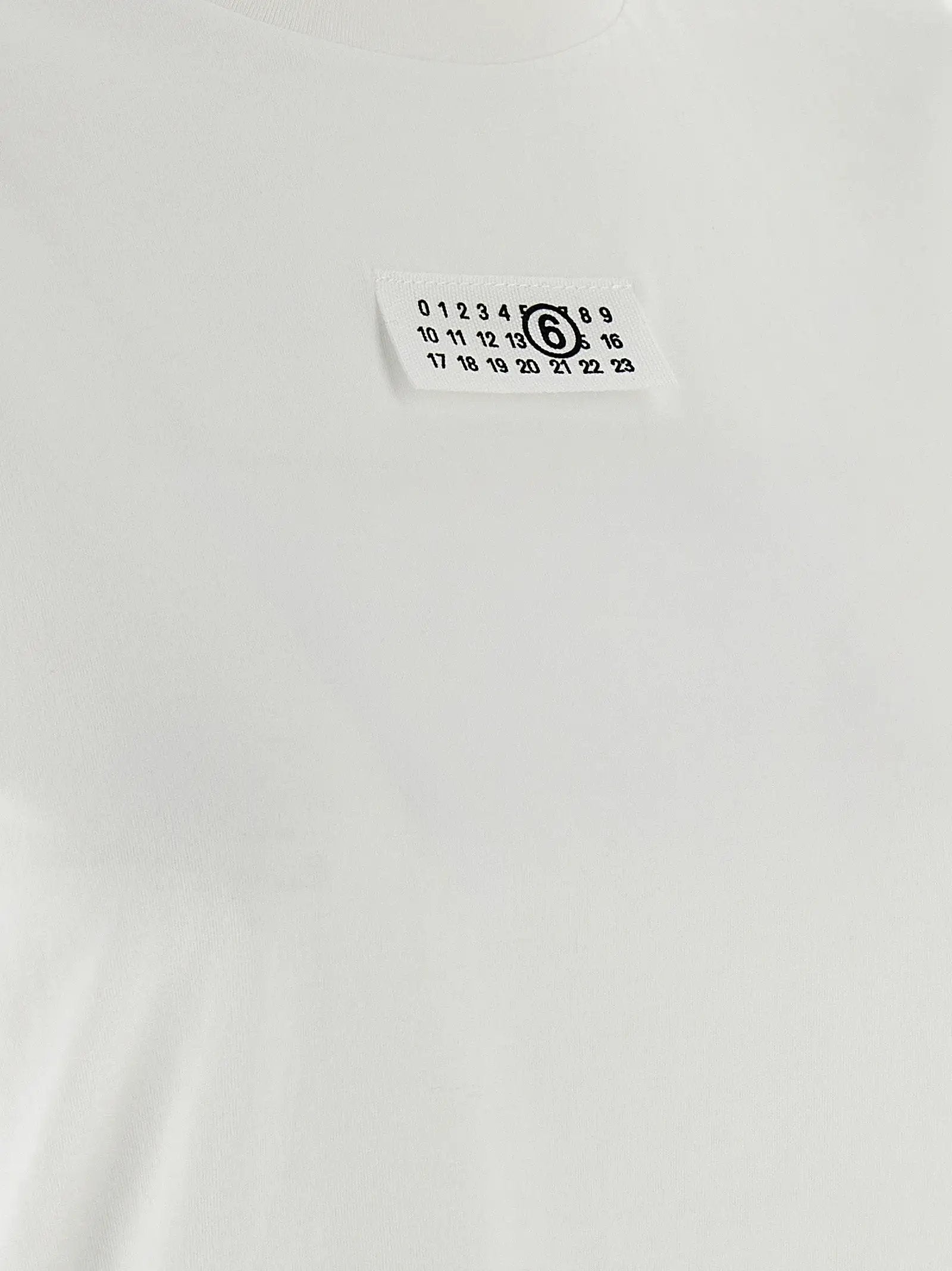 MM6 Maison Margiela White Cotton T-Shirt