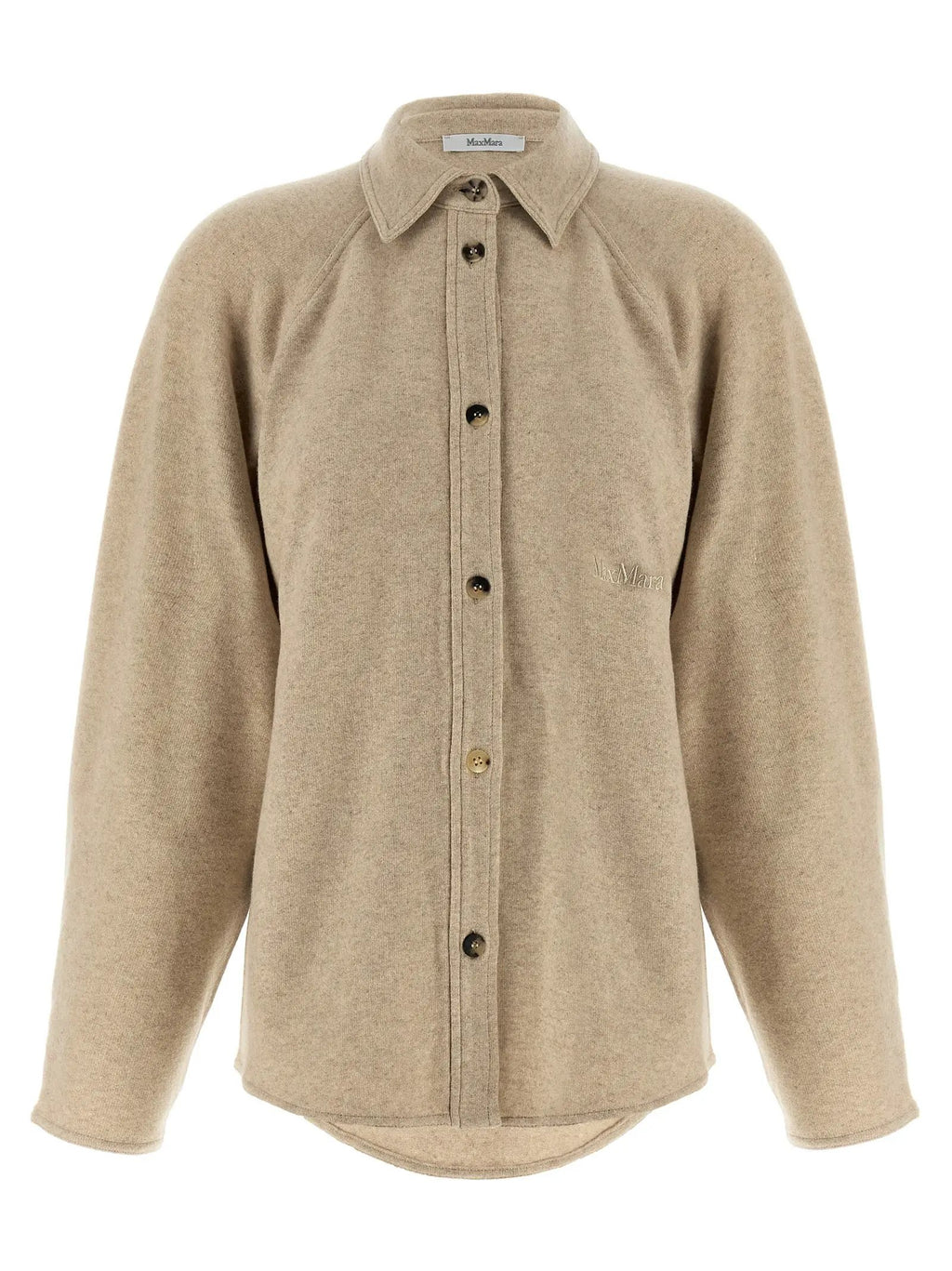 Max Mara Beige Cashmere Blouse