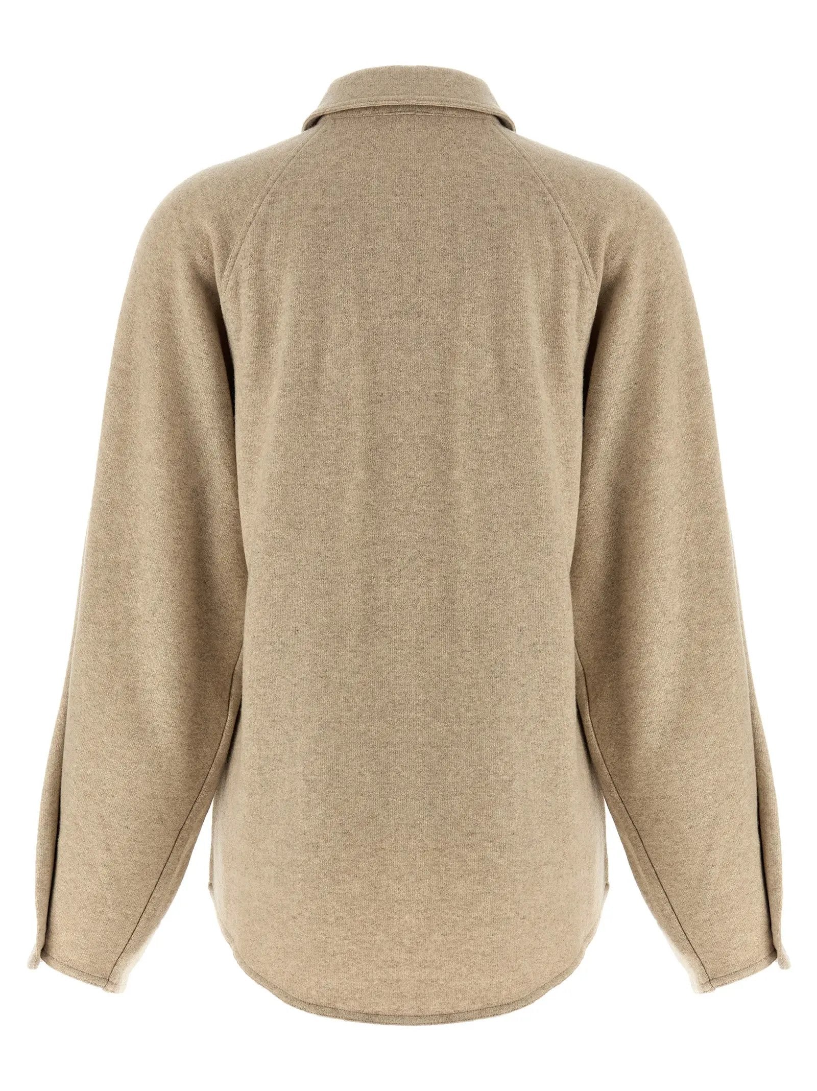 Max Mara Beige Cashmere Blouse