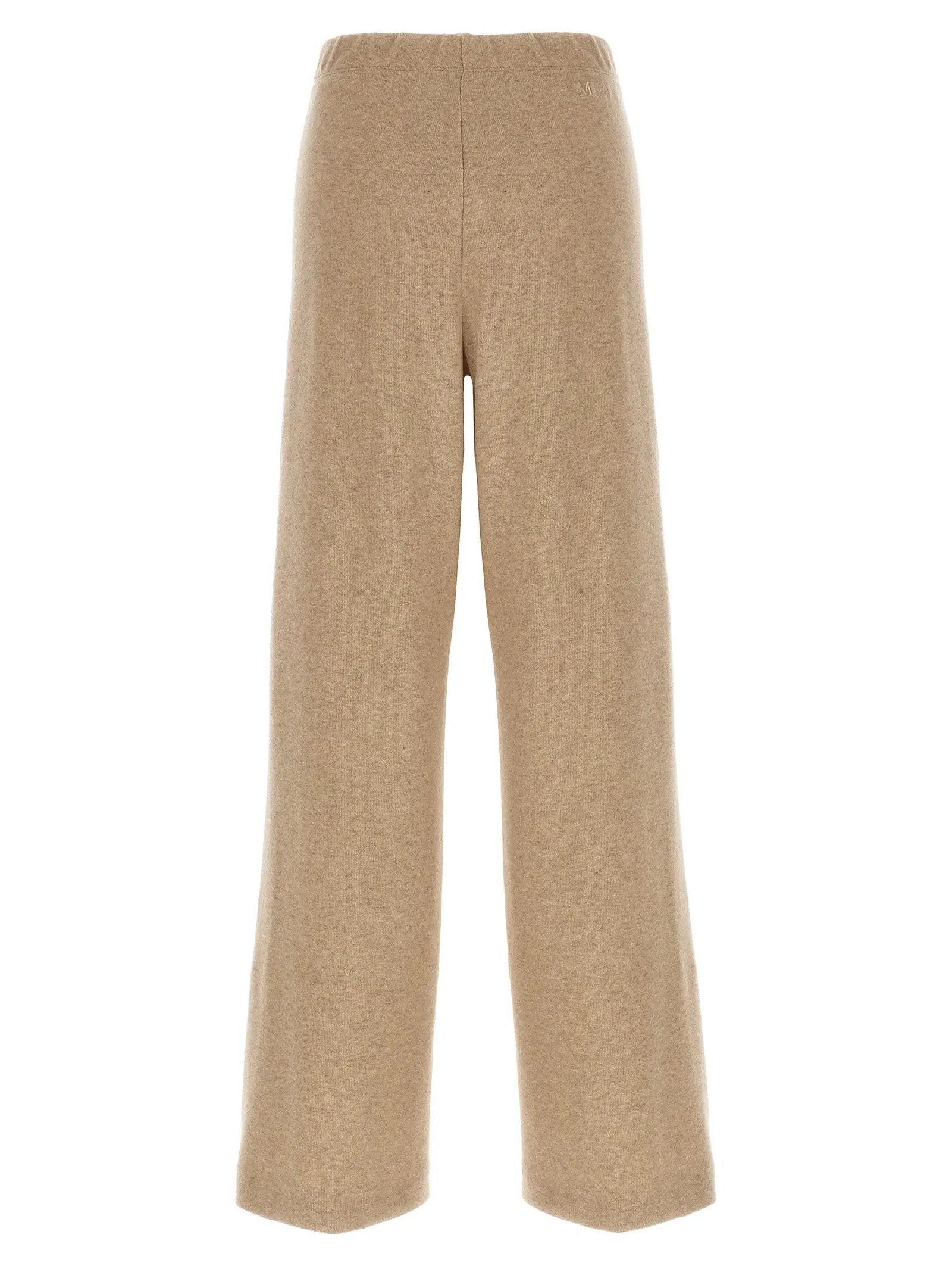 Max Mara Beige Cashmere Casual Pants