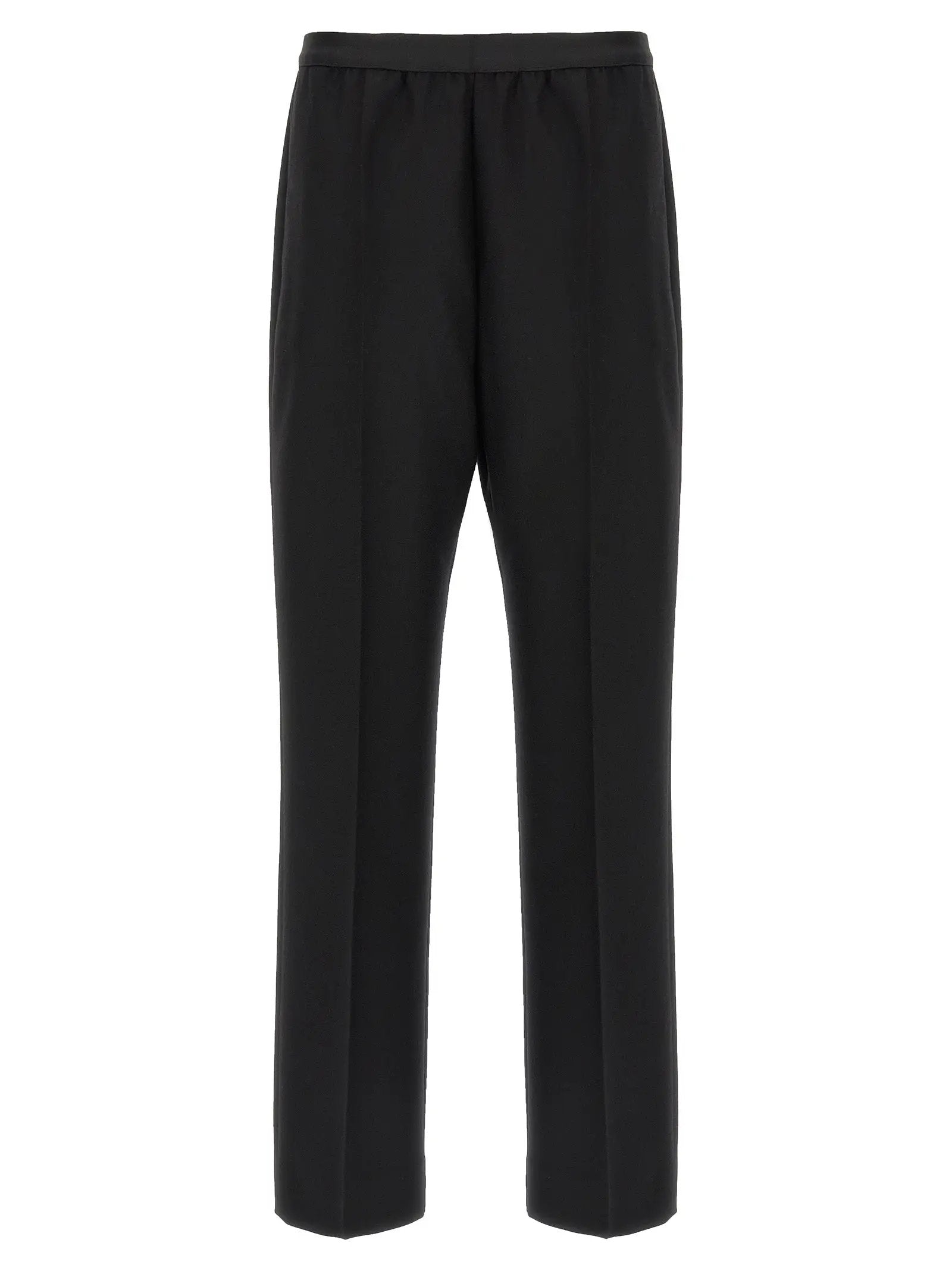 Maison Margiela Black Virgin Wool Casual Pants