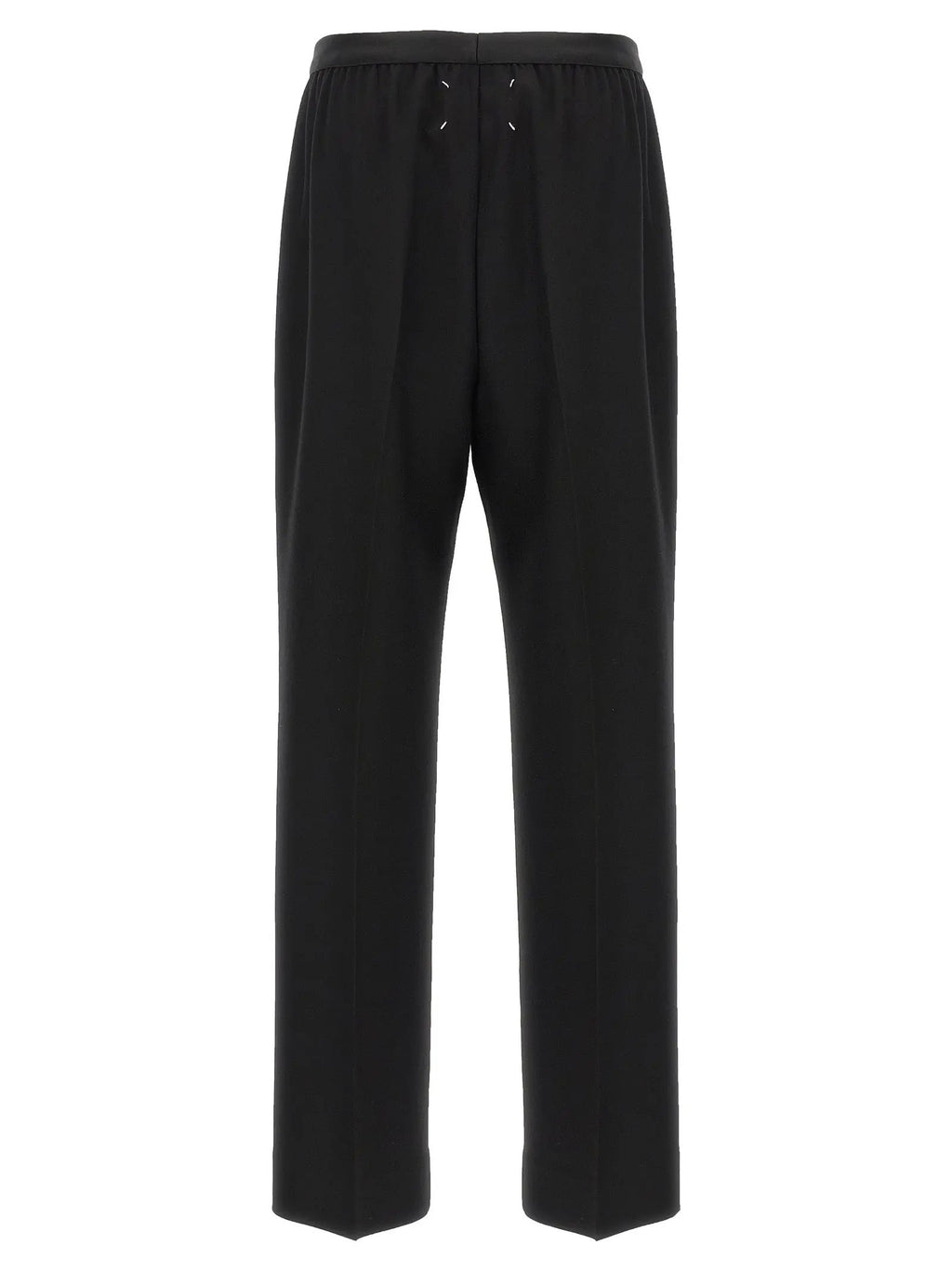 Maison Margiela Black Virgin Wool Casual Pants