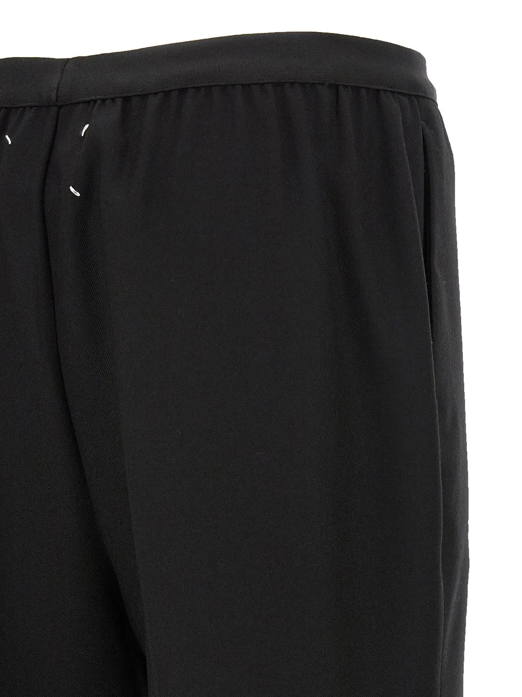 Maison Margiela Black Virgin Wool Casual Pants