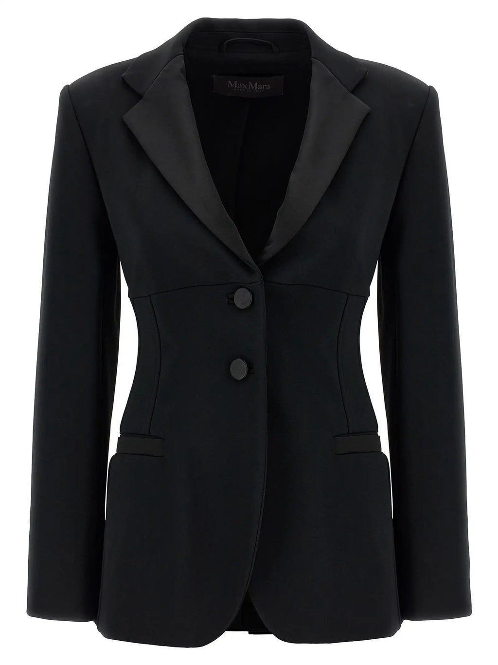 Max Mara Black Viscose Blazer