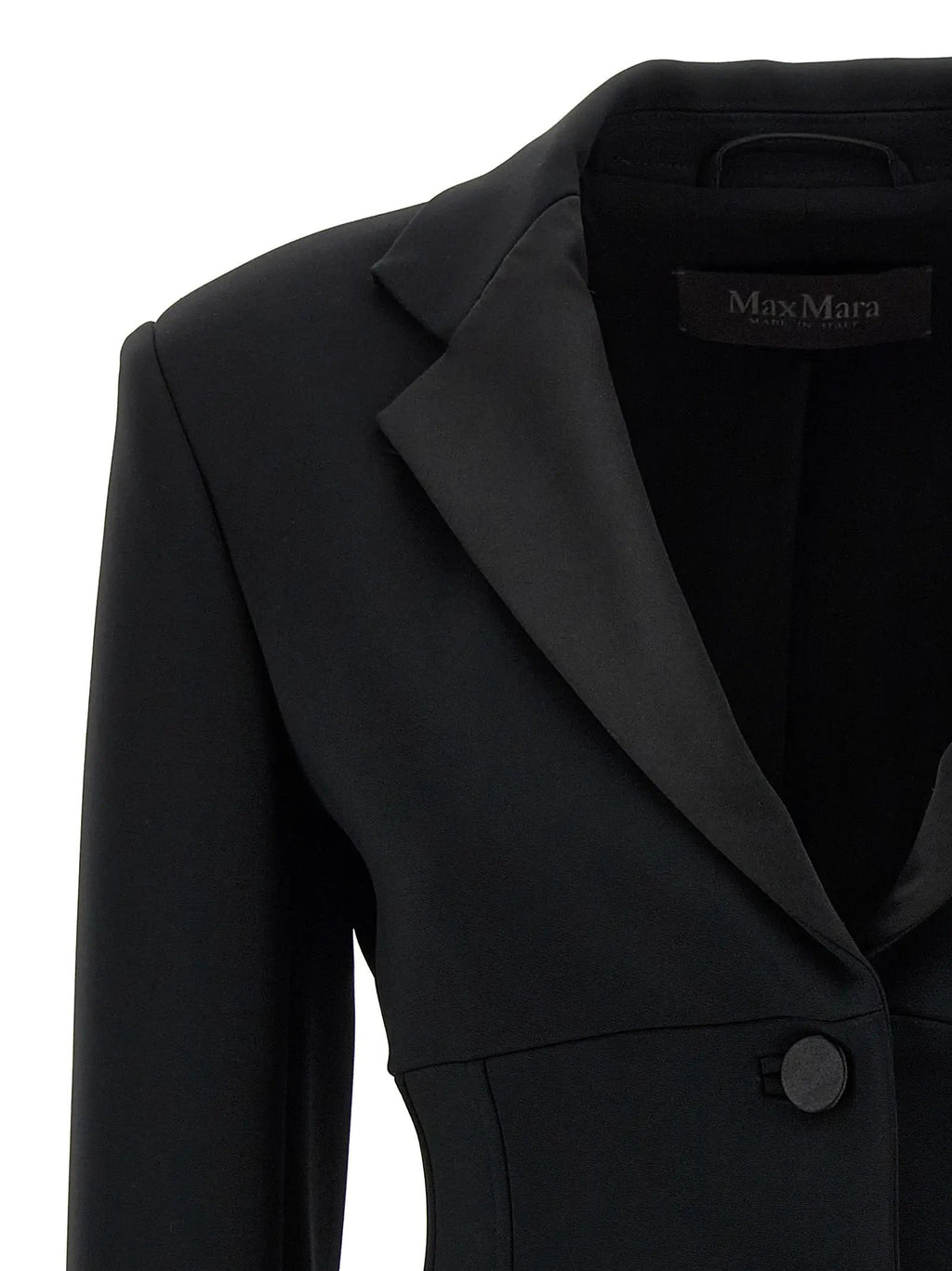 Max Mara Black Viscose Blazer