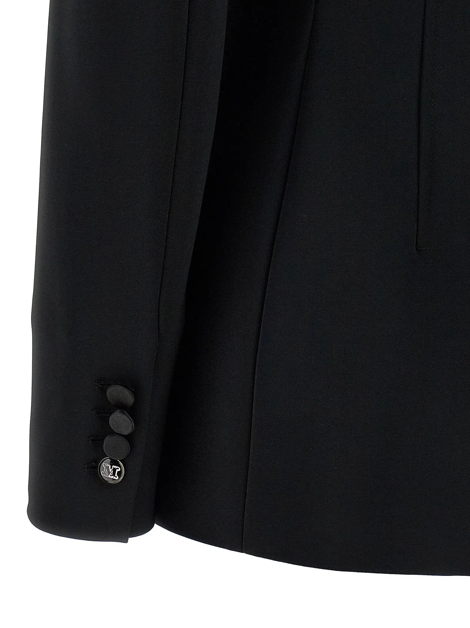 Max Mara Black Viscose Blazer