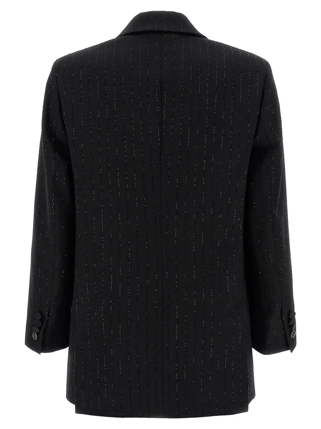 Max Mara Black Virgin Wool Blazer