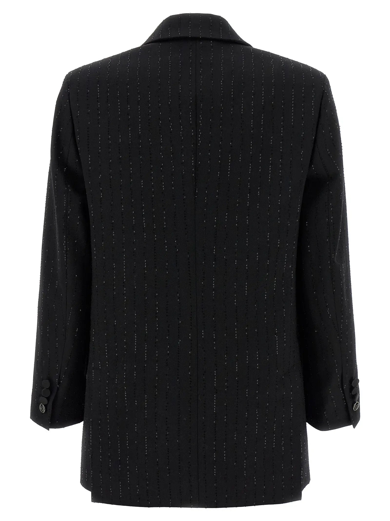 Max Mara Black Virgin Wool Blazer