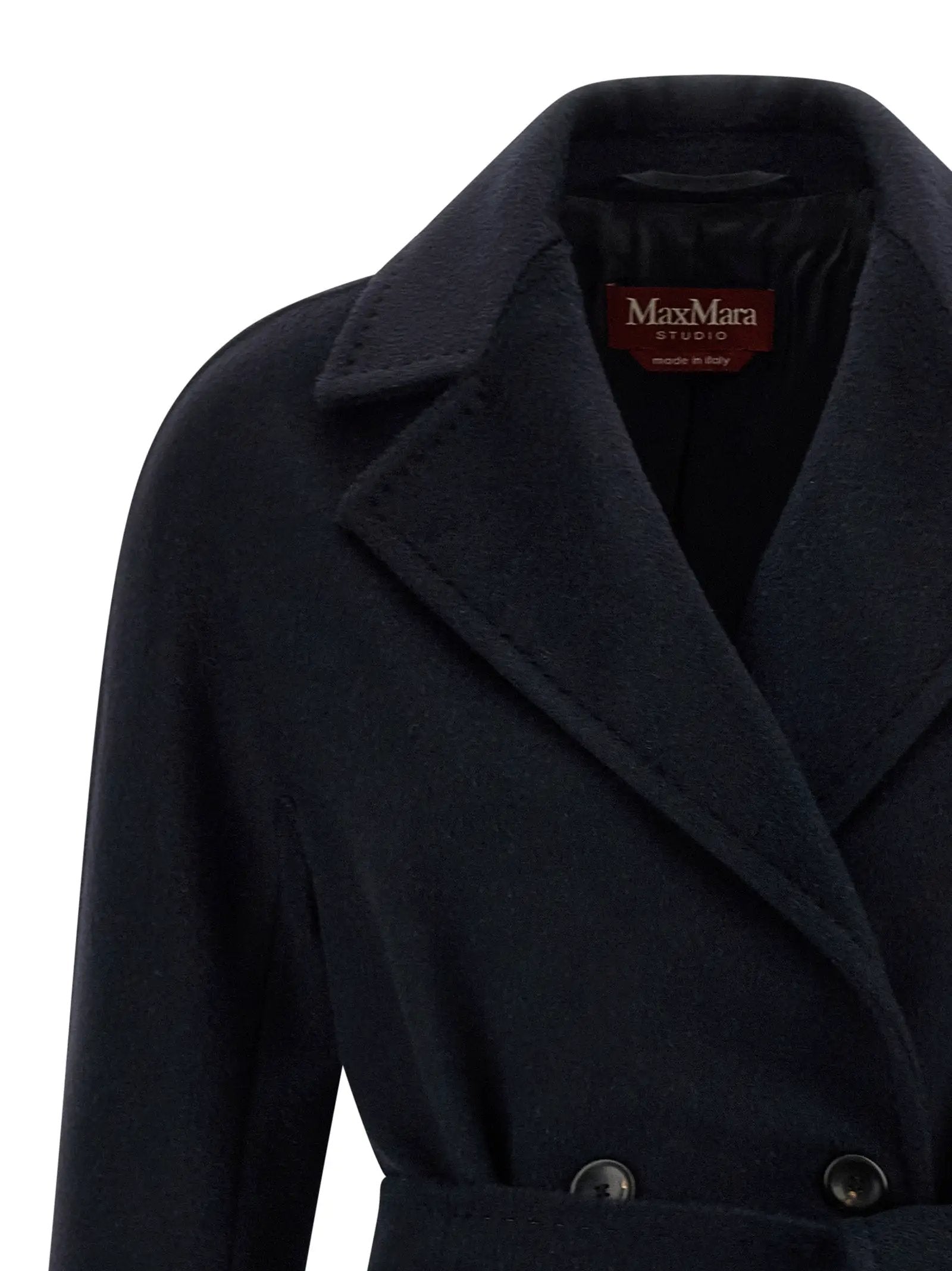 Max Mara Blue Cashmere Coat