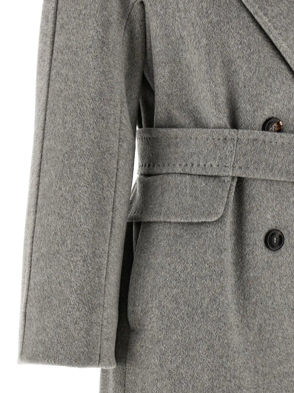 Max Mara Gray Cashmere Coat