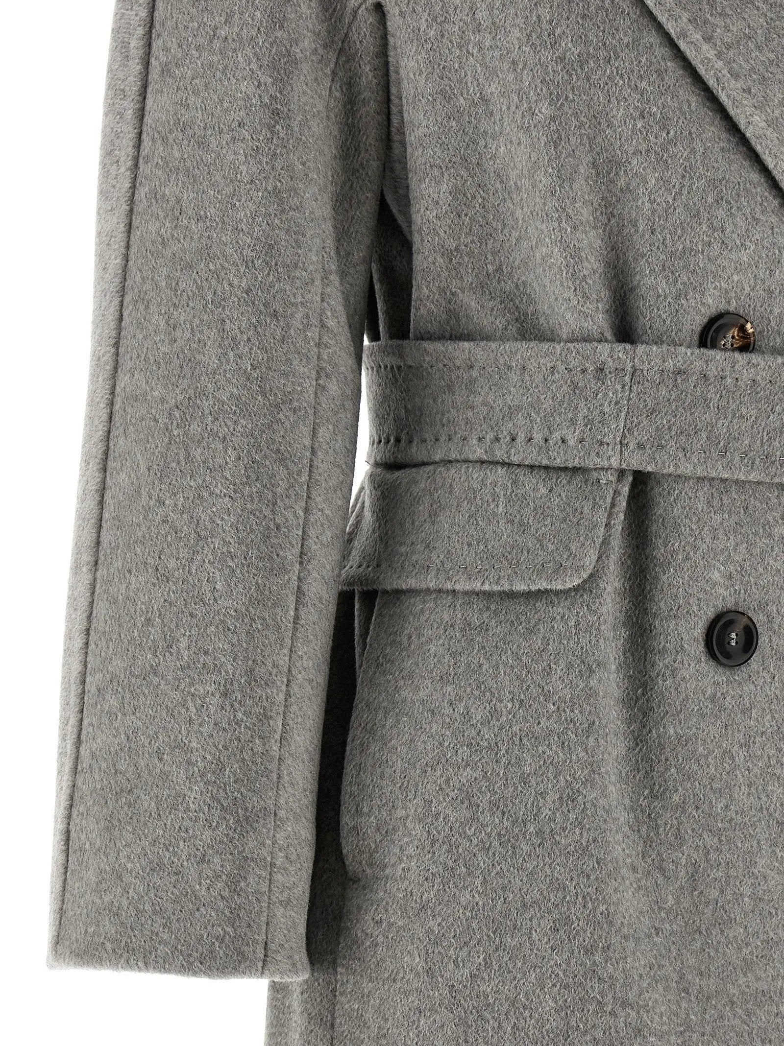 Max Mara Gray Cashmere Coat