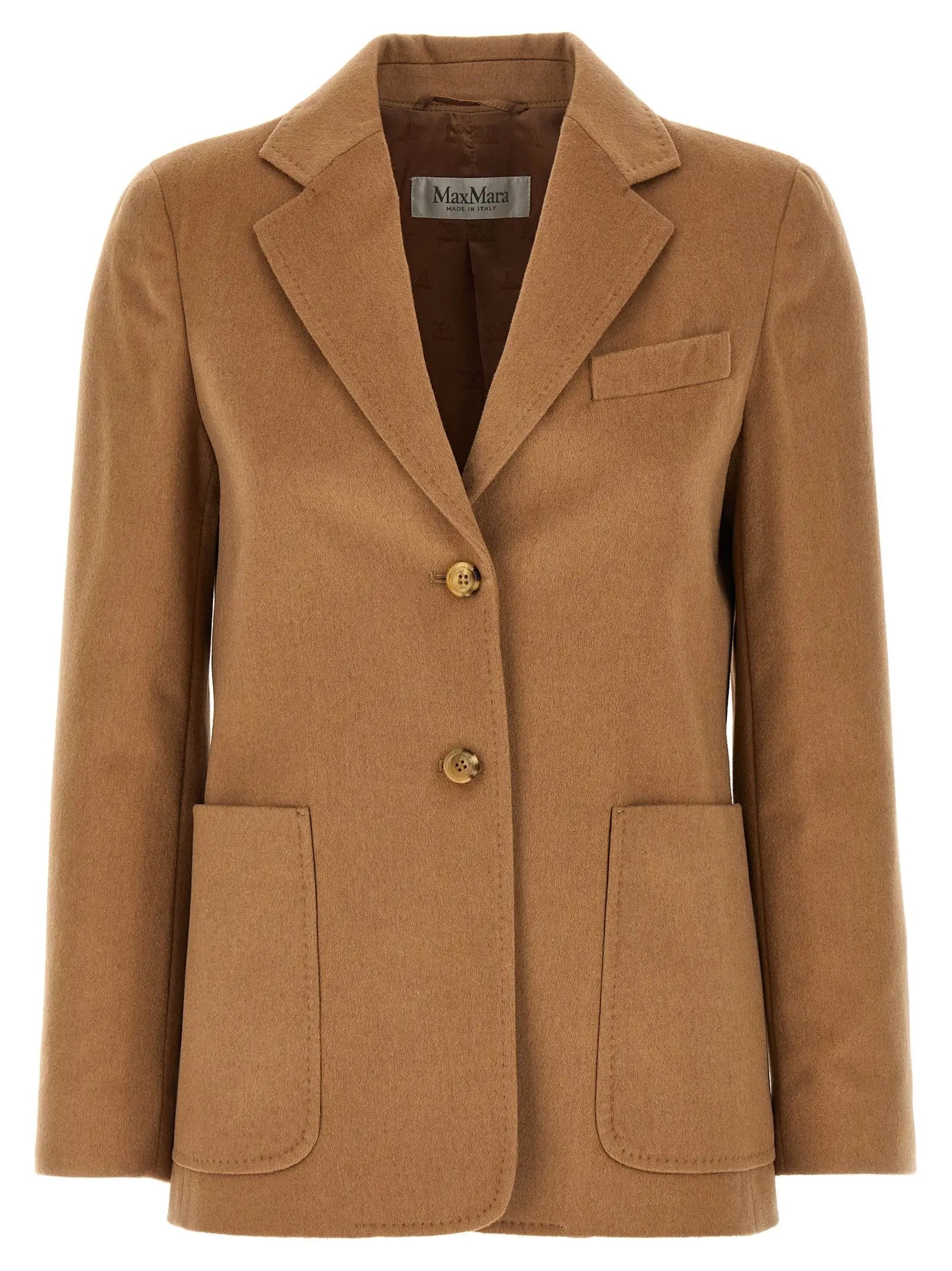 Max Mara Beige Wool Blazer