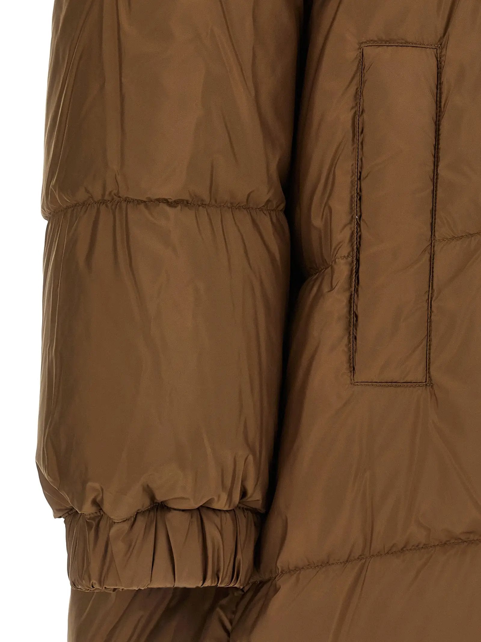 Max Mara Brown Polyester Parka
