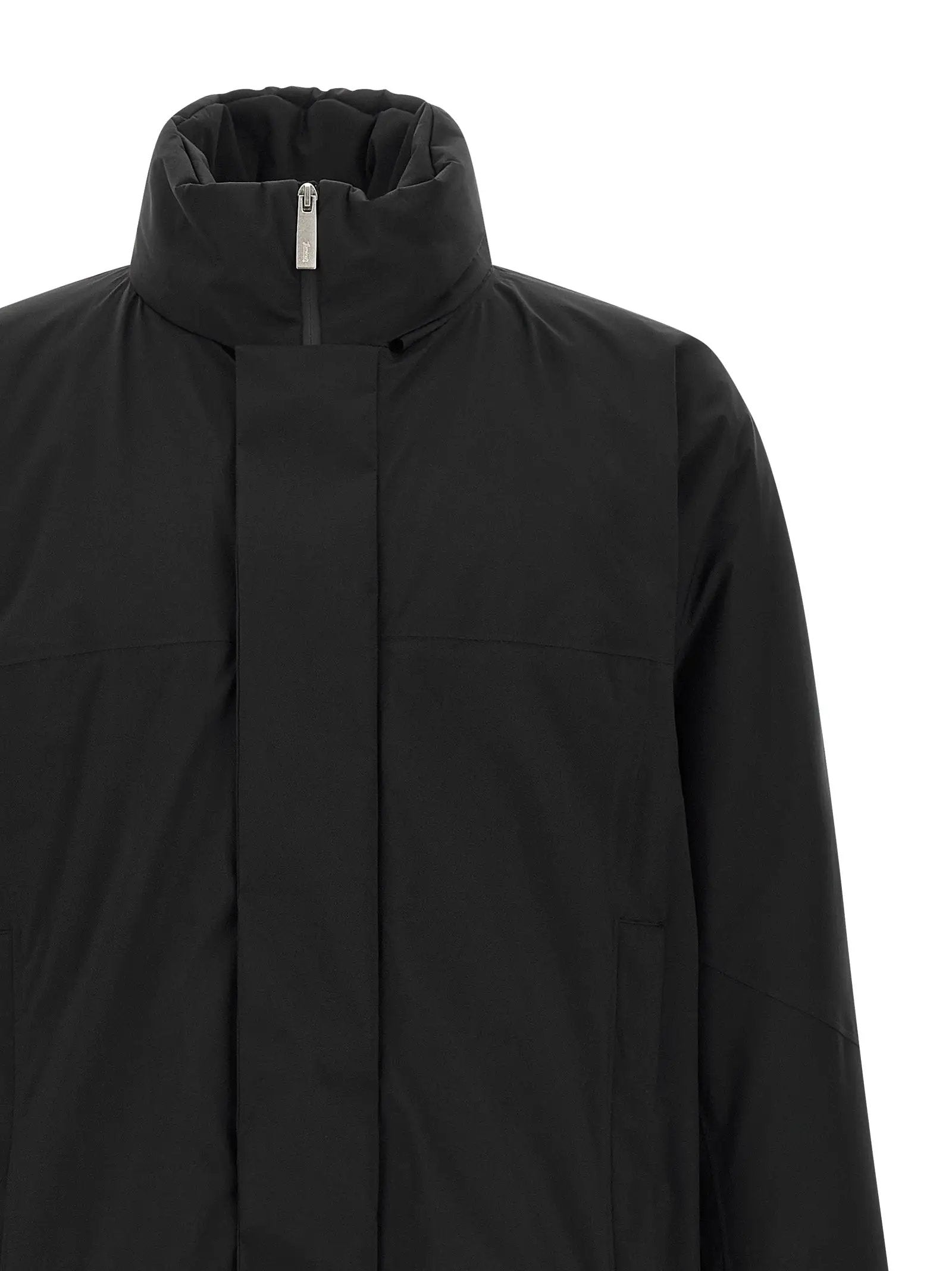LAMINAR Black Polyamide Shell Jacket