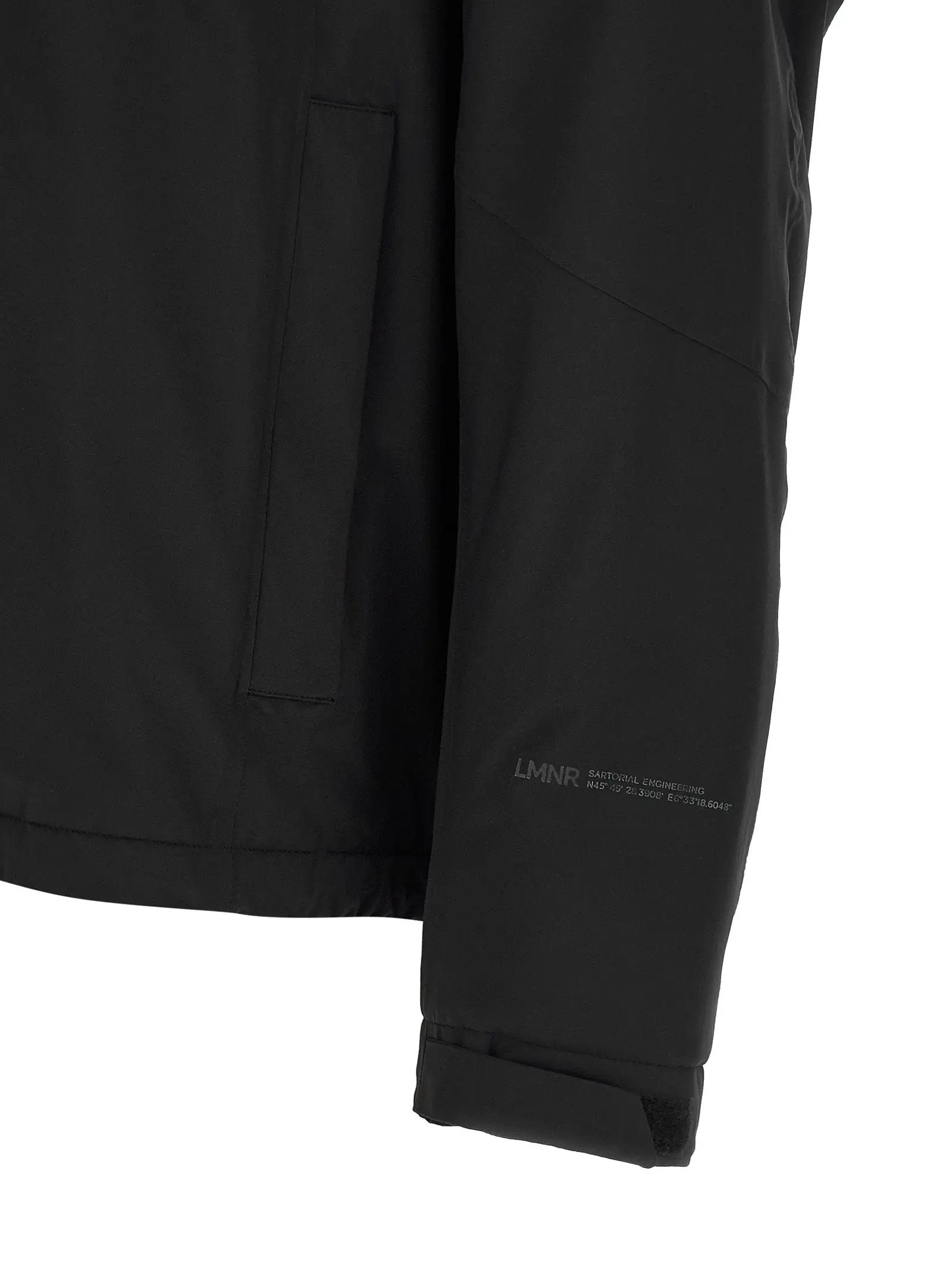 LAMINAR Black Polyamide Shell Jacket