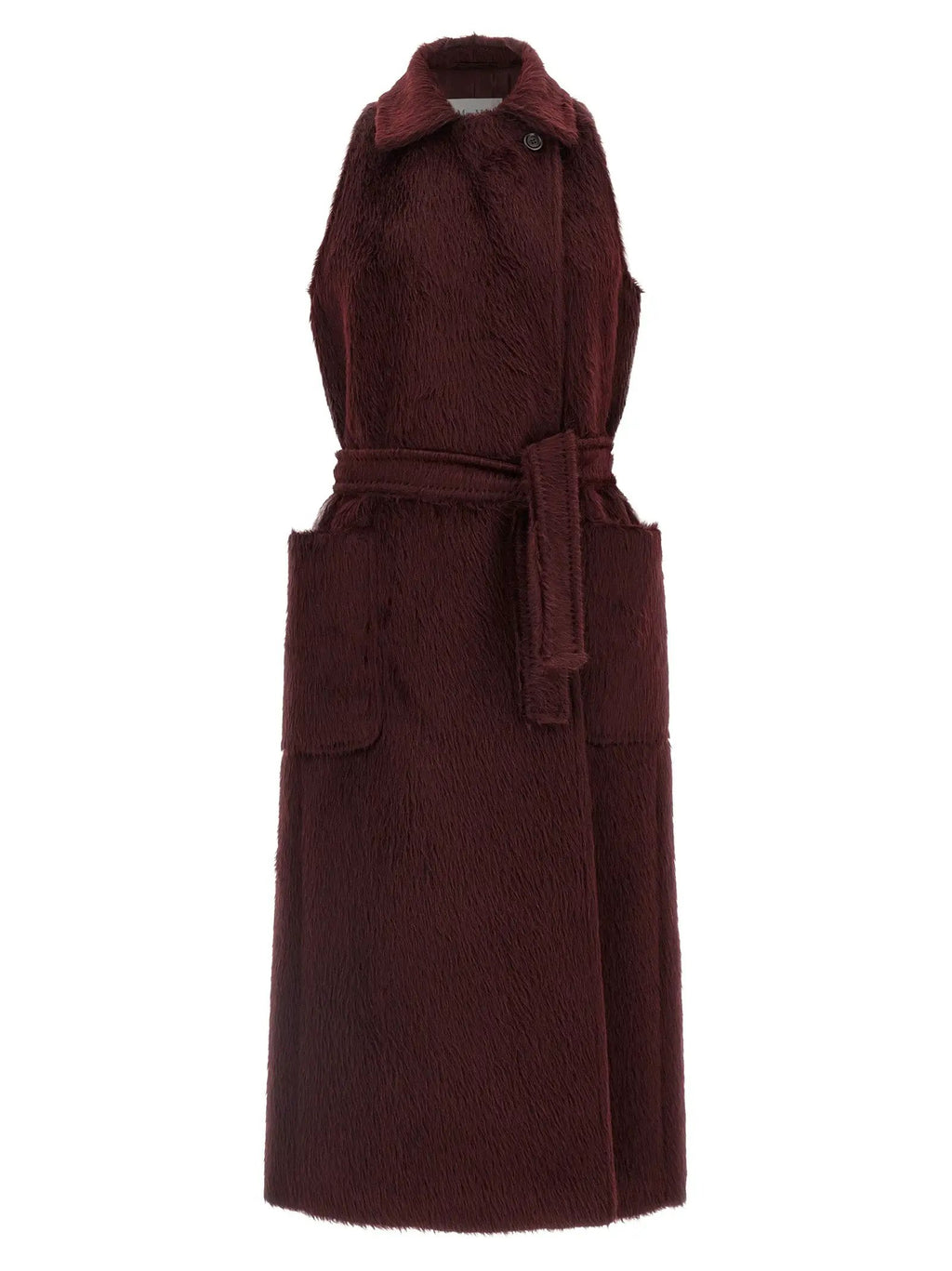 Max Mara Bordeaux Wool Coat