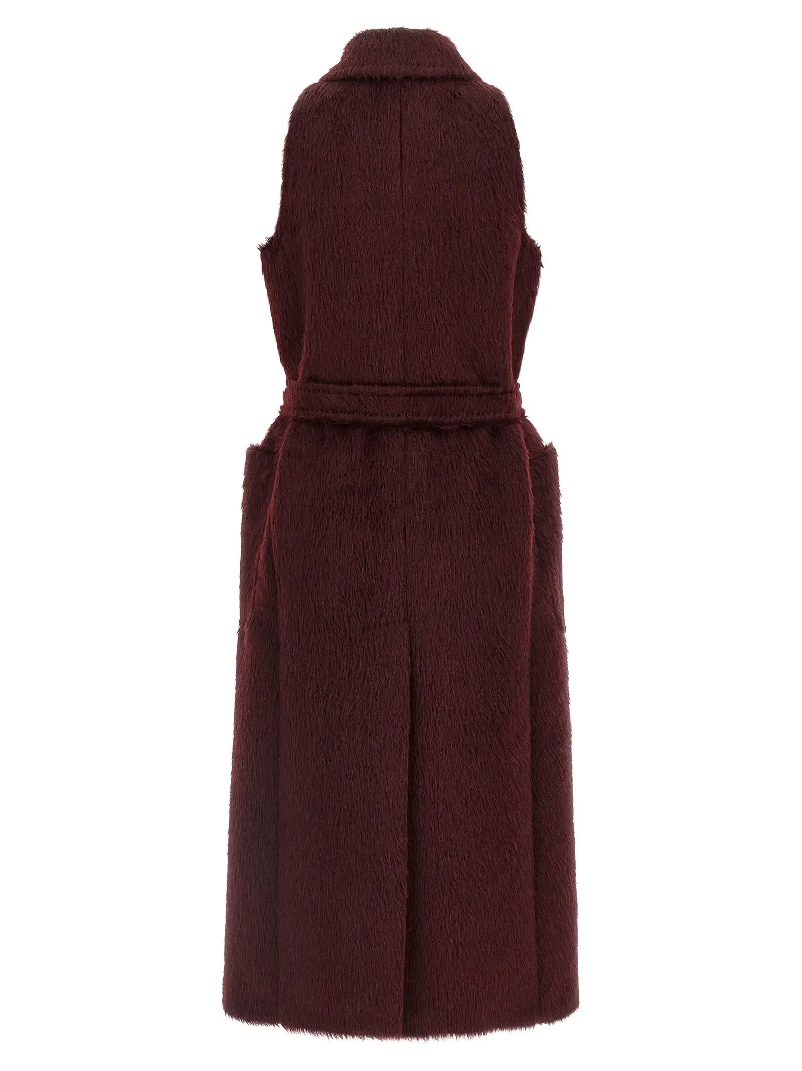 Max Mara Bordeaux Wool Coat