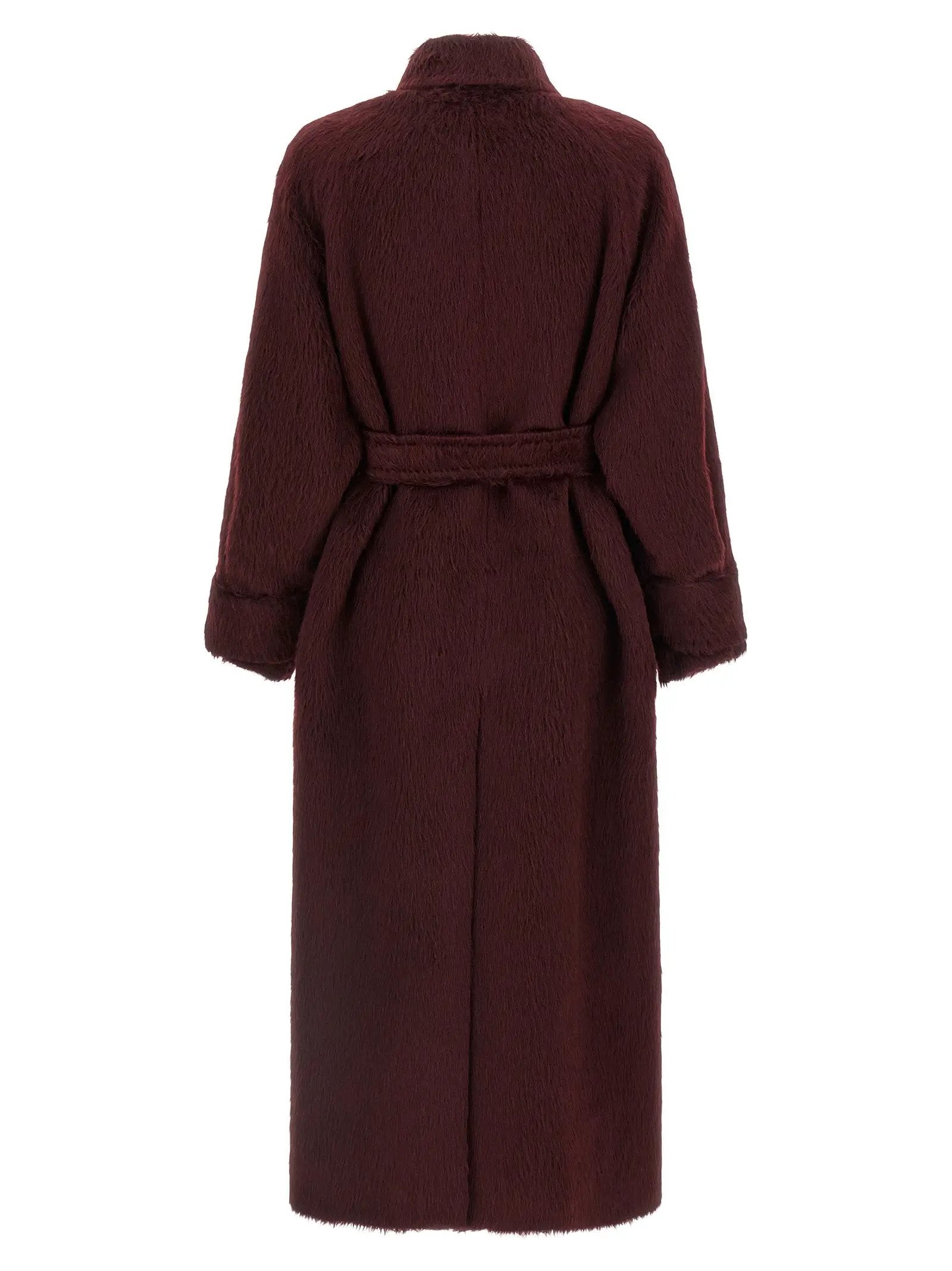 Max Mara Bordeaux Wool Coat