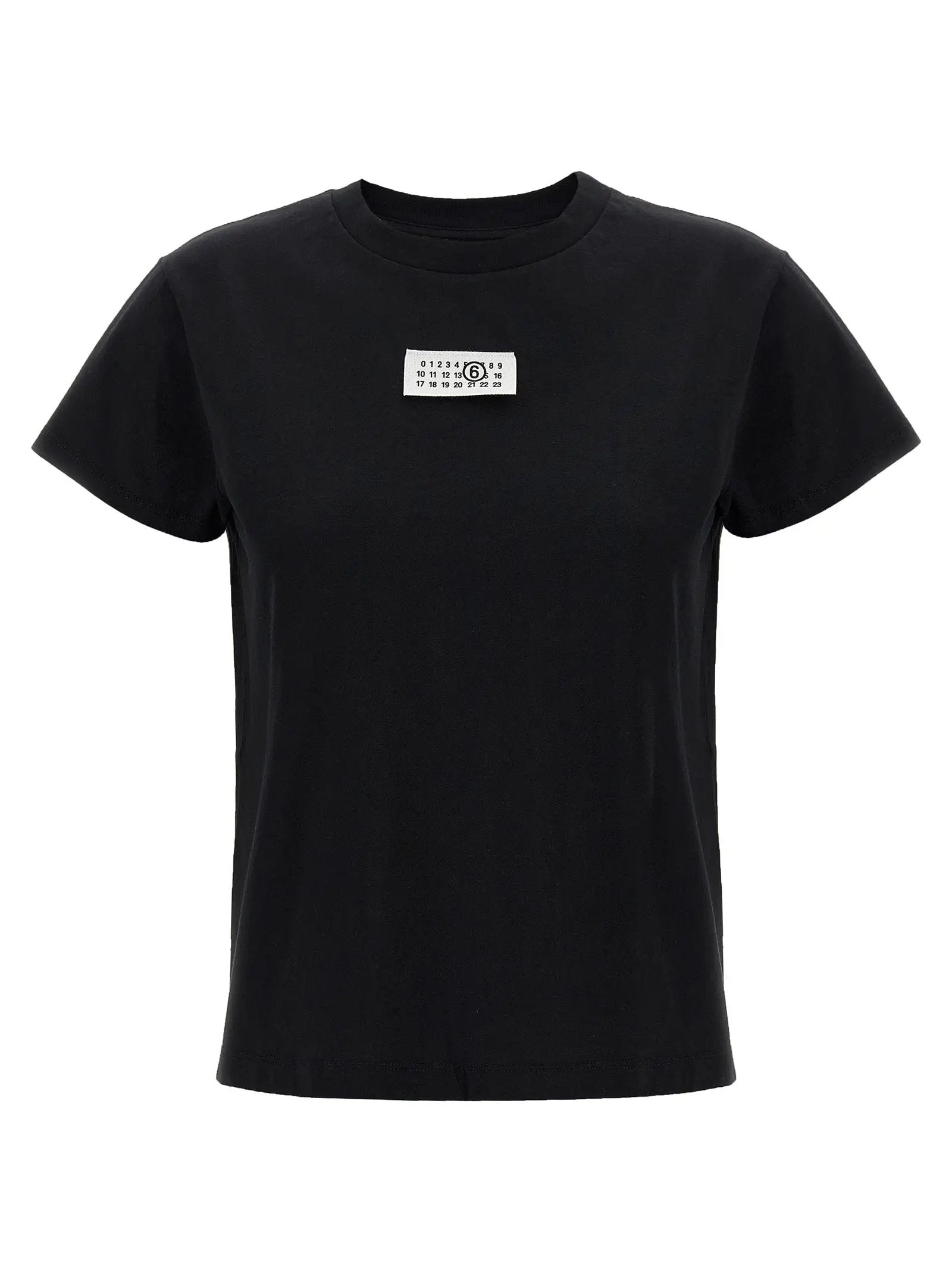 MM6 Maison Margiela Black Cotton T-Shirt