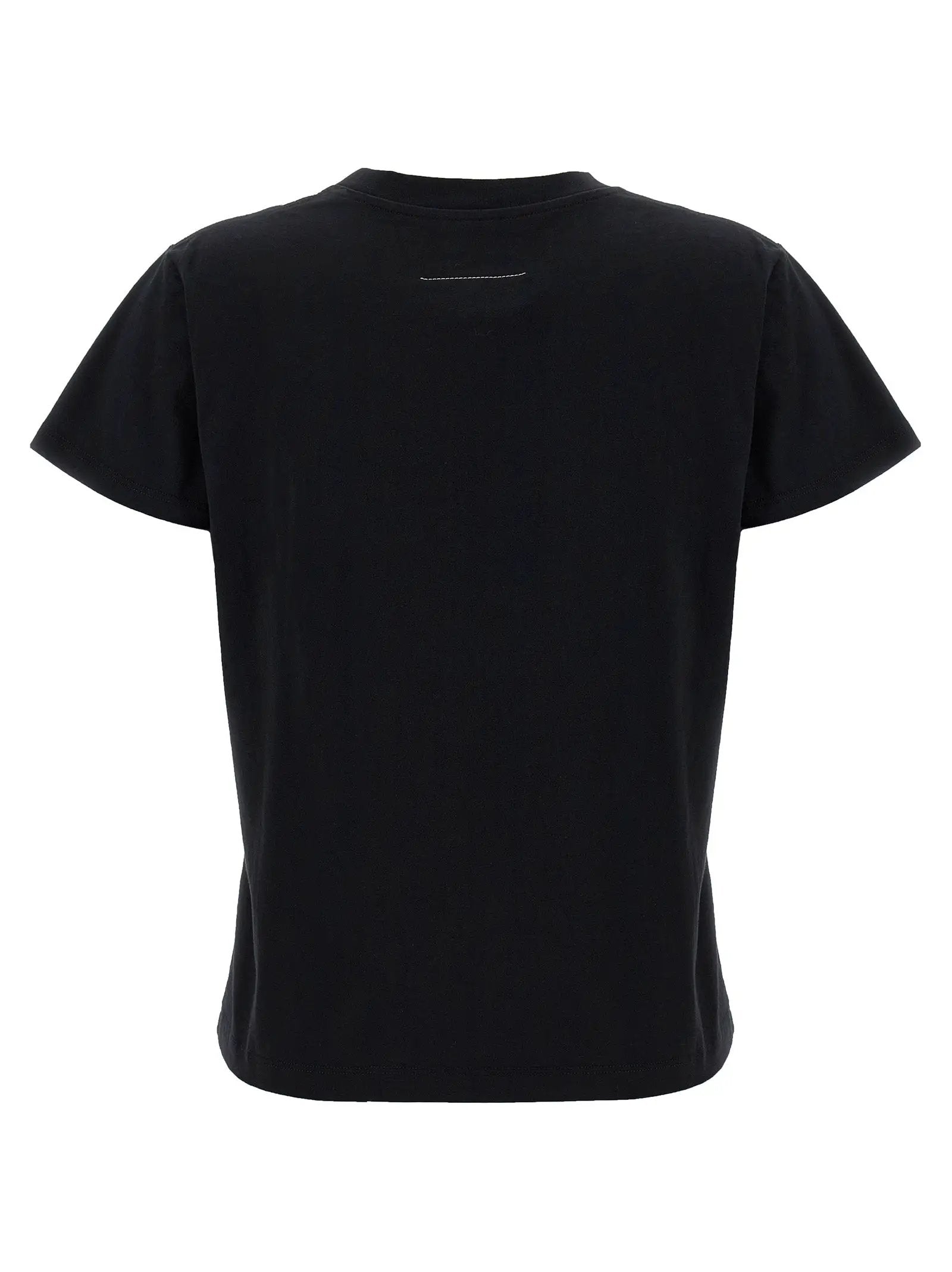 MM6 Maison Margiela Black Cotton T-Shirt