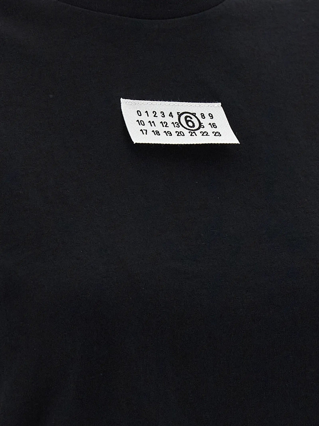 MM6 Maison Margiela Black Cotton T-Shirt