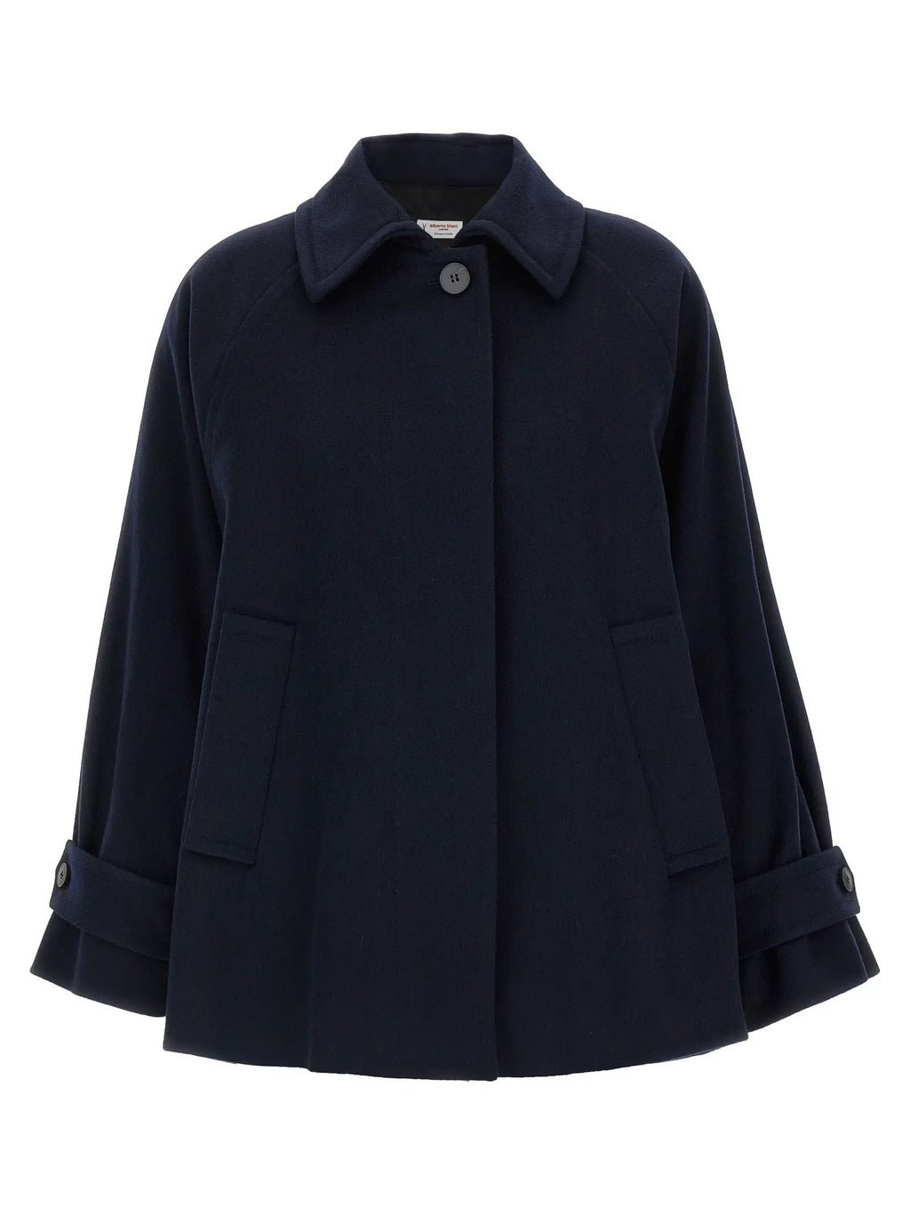 Alberto Biani Alberto Biani Blue Virgin Wool Coat
