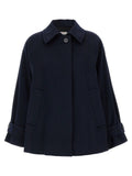 Alberto Biani Alberto Biani Blue Virgin Wool Coat