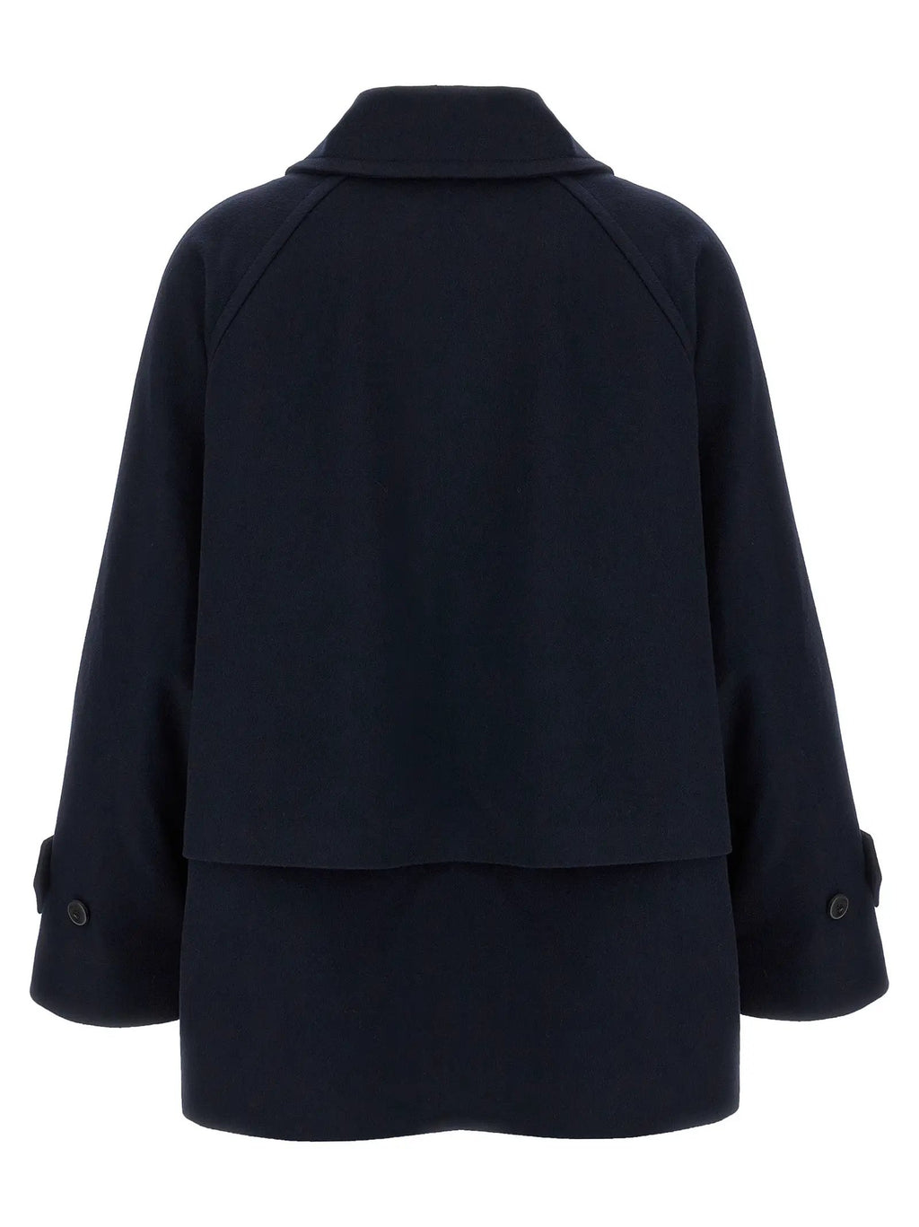 Alberto Biani Alberto Biani Blue Virgin Wool Coat