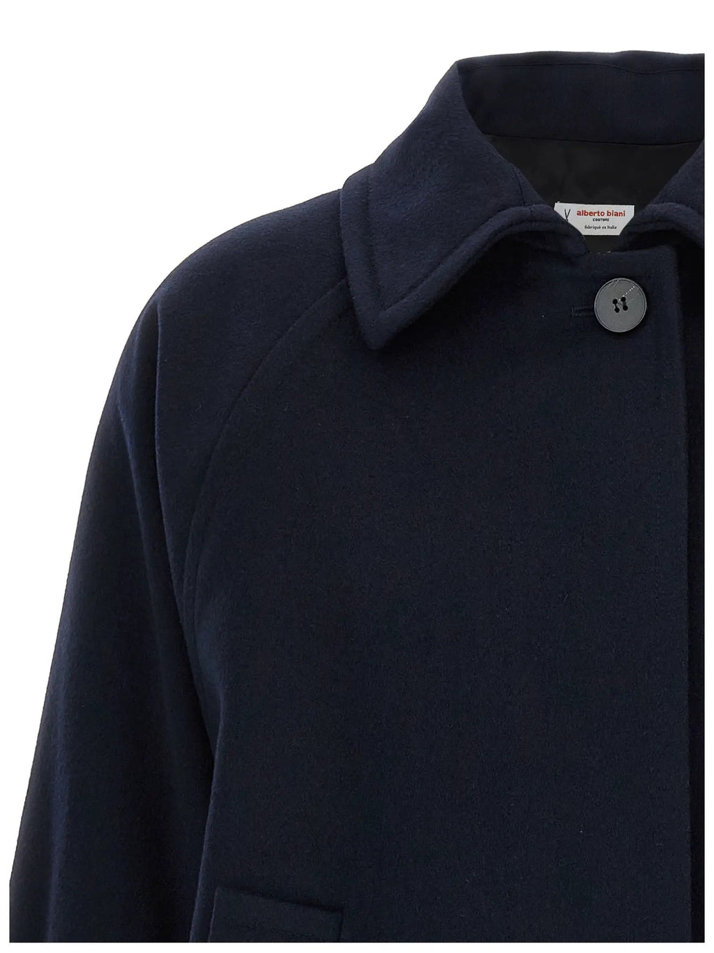 Alberto Biani Alberto Biani Blue Virgin Wool Coat