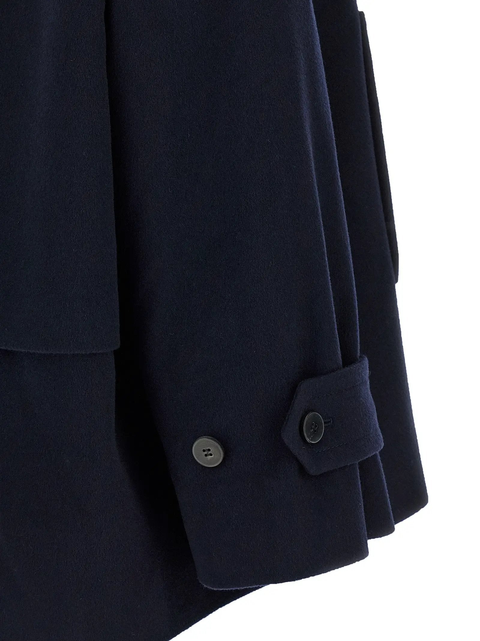 Alberto Biani Alberto Biani Blue Virgin Wool Coat