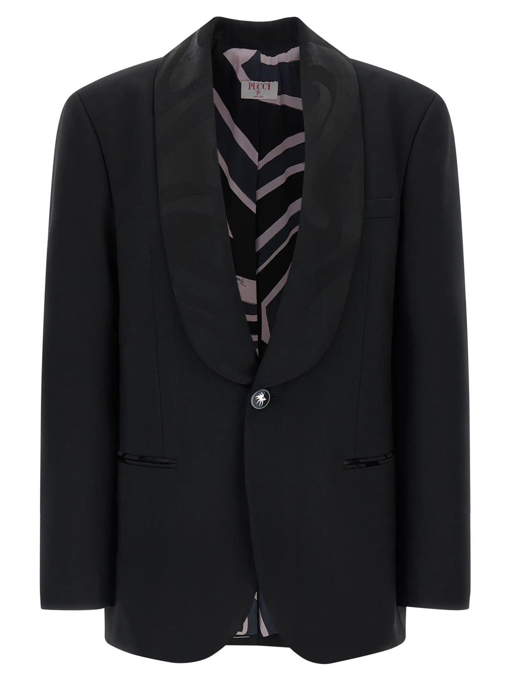 Emilio Pucci Black Virgin Wool Blazer