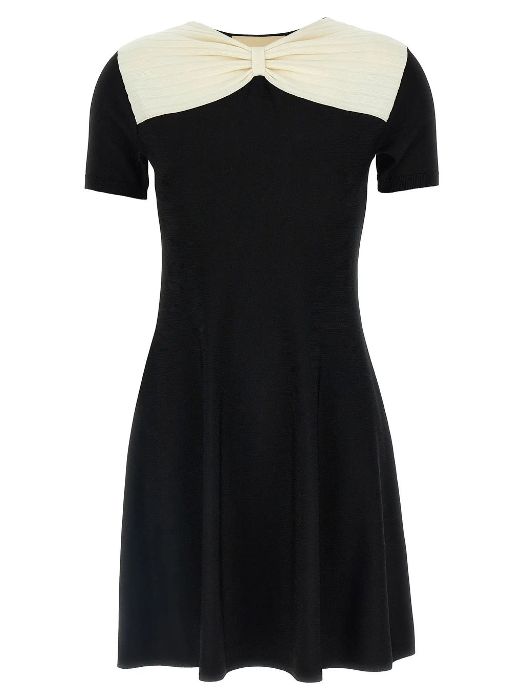 Valentino Garavani Black Viscose Short Dress